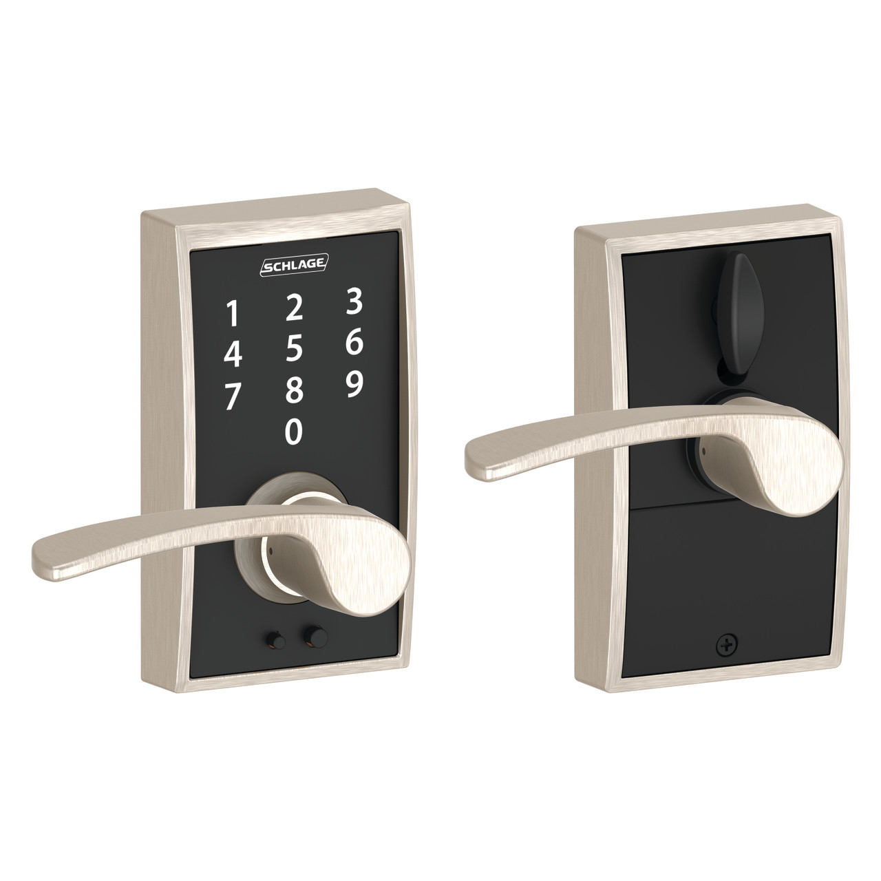 Schlage Touch™ Keyless Touchscreen Lever with Merano Lever
