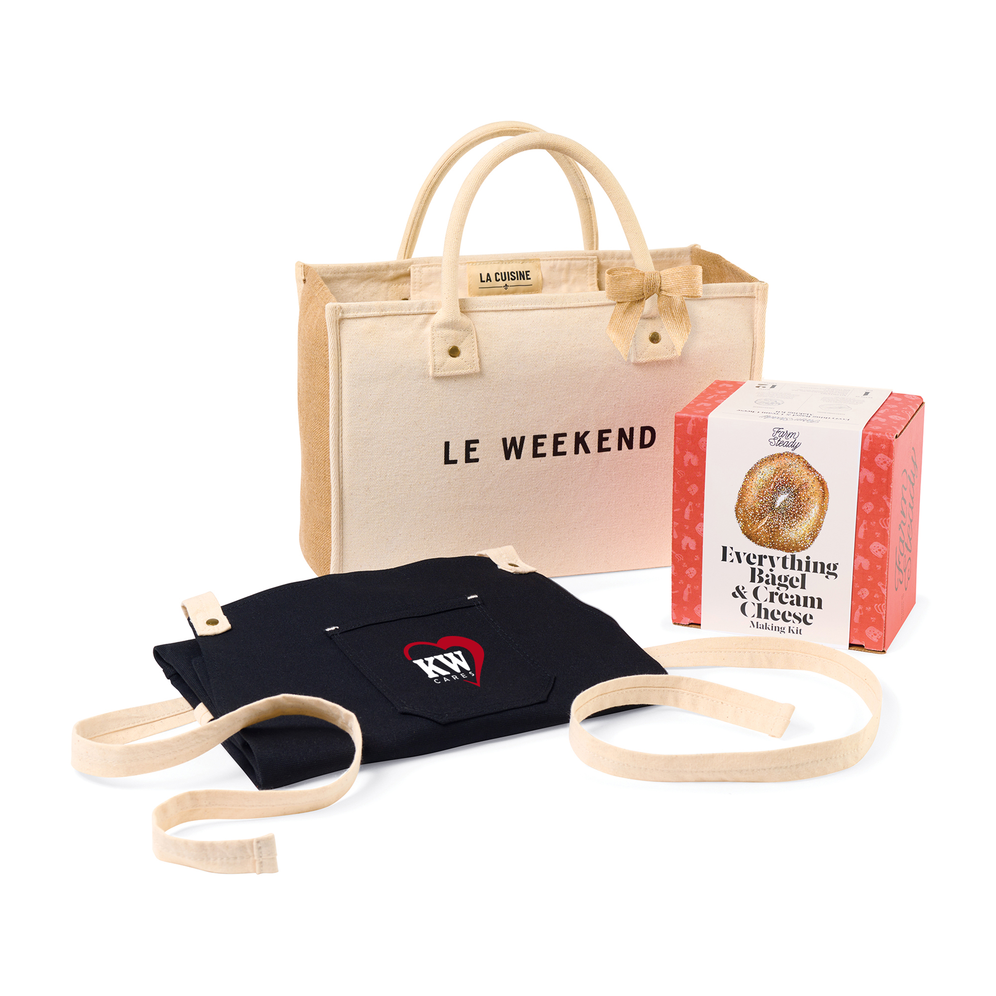 FarmSteady Everything Bagel & Cream Cheese DIY Gift Set