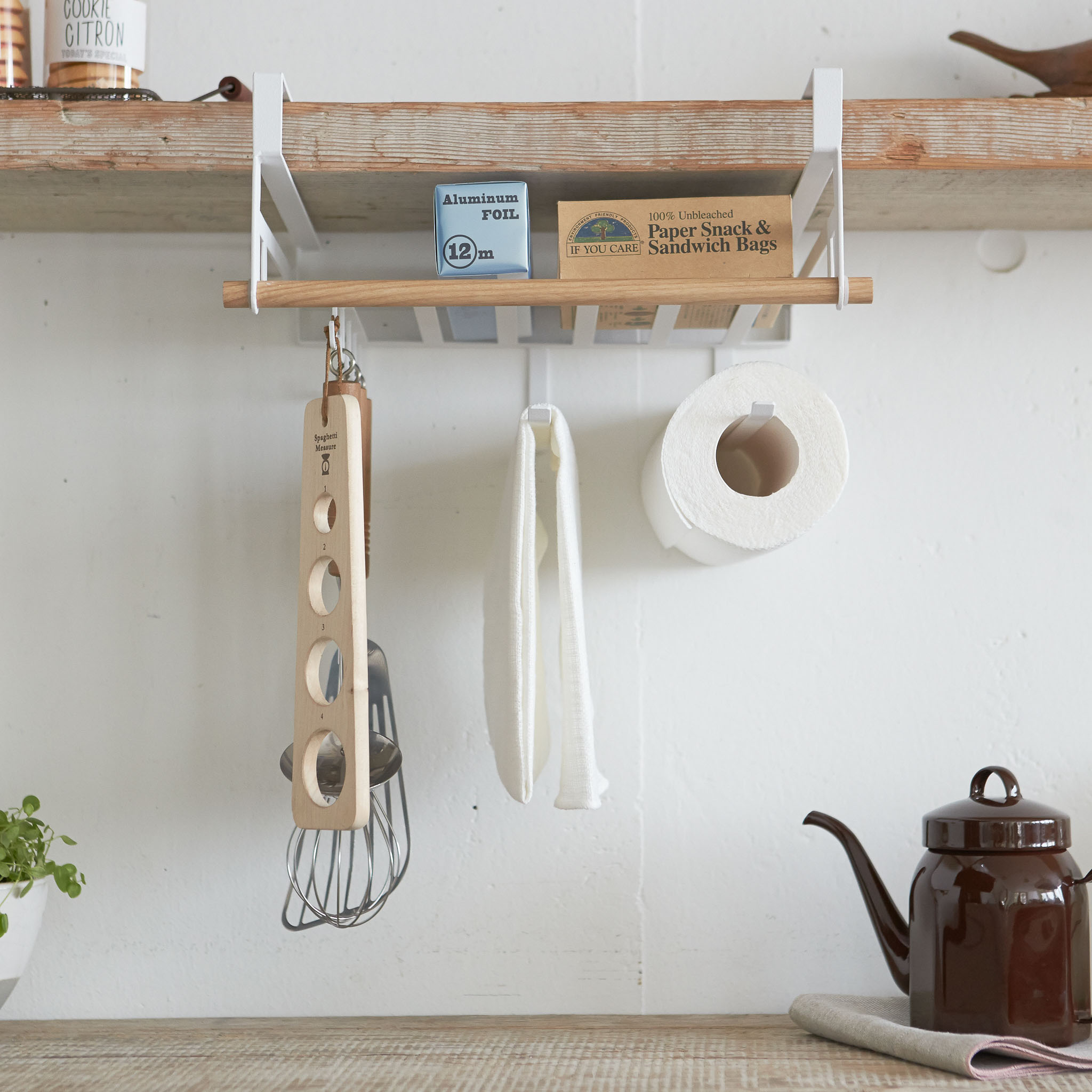 Under-Shelf Multi-Use Rack : Space-Saving Solution