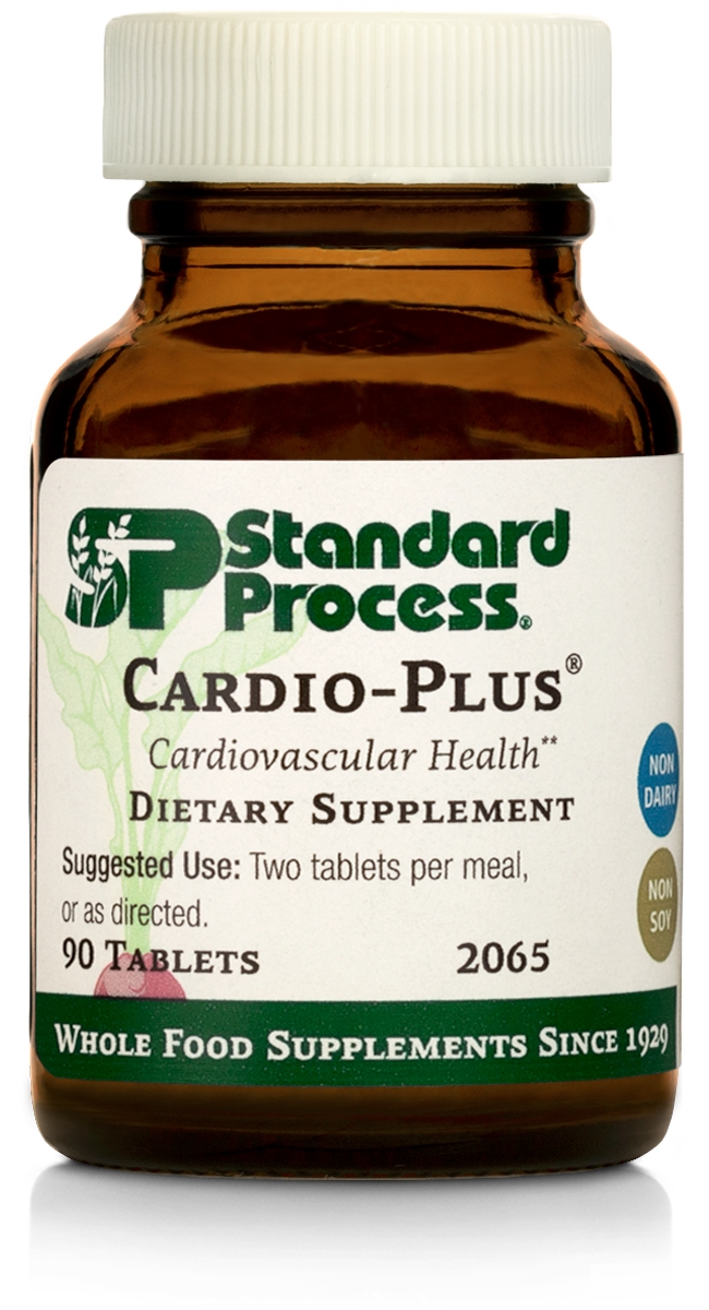 Standard Process Cardio-Plus - Supports Heart Health and Blood Flow with Antioxidant Activity from Vitamin C, Vitamin E, Riboflavin, Niacin, Vitamin B6, Choline, Selenium, and More - 330 Tablets