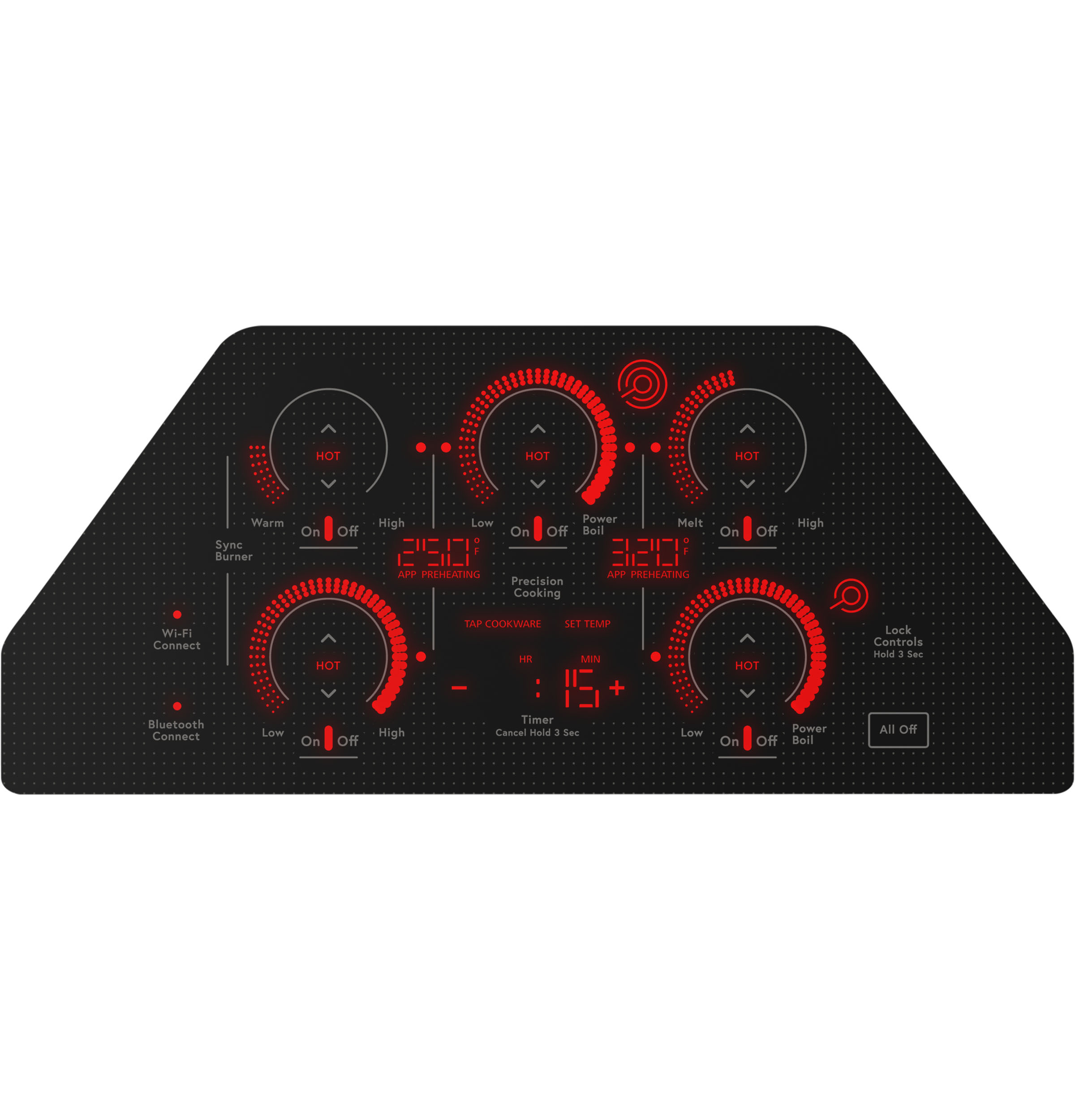 Café™ 36" Stainless Steel Electric Cooktop view 4