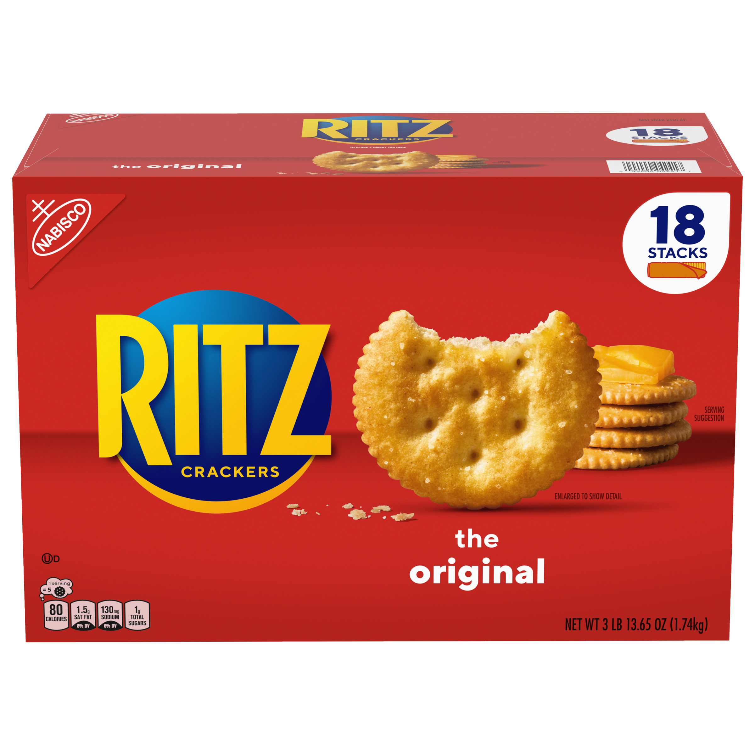 RITZ Original Crackers, 18 Count, 61.65 oz-0