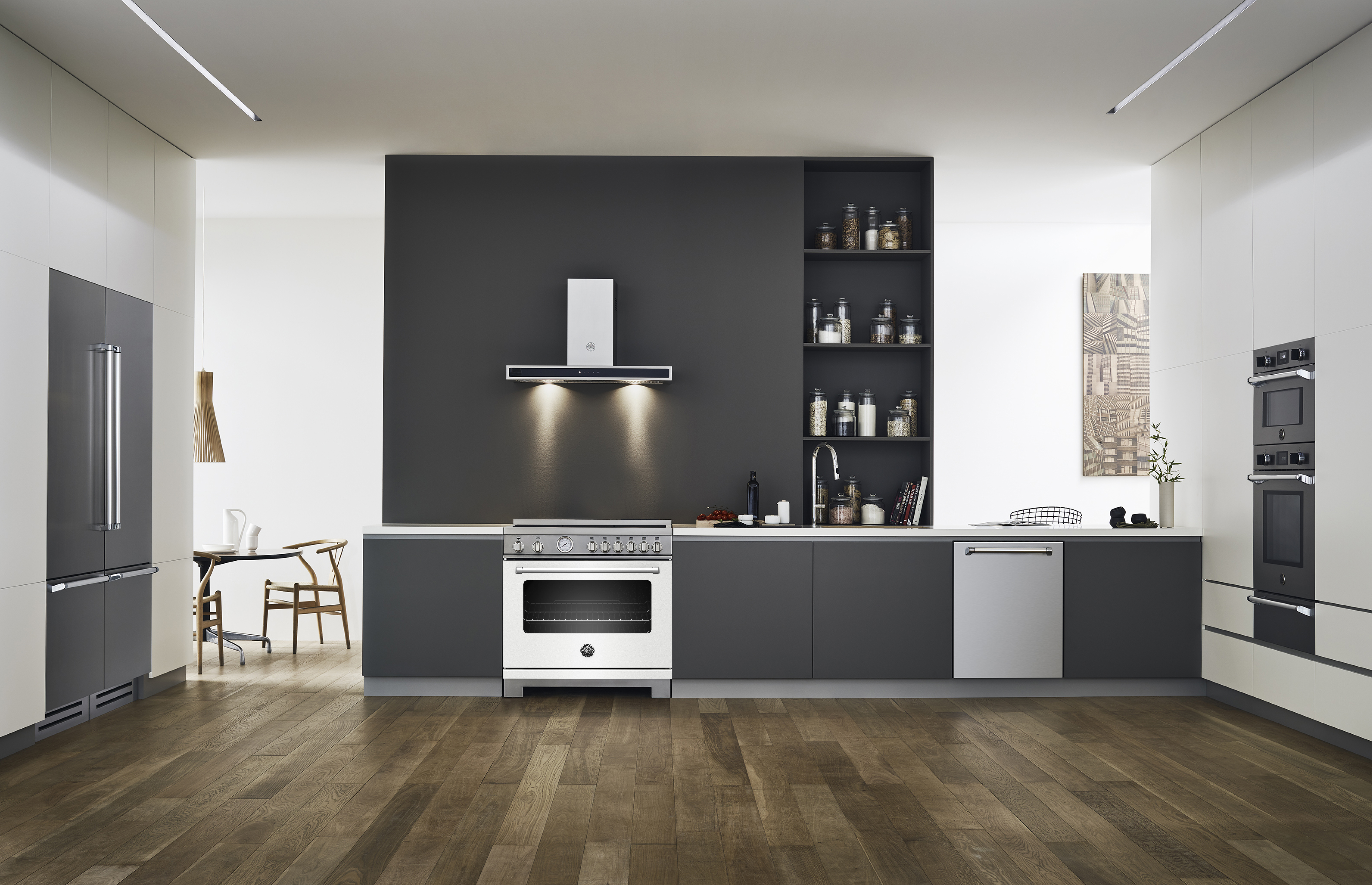 Bertazzoni 36" Master Series range - Electric oven - 5 induction zones