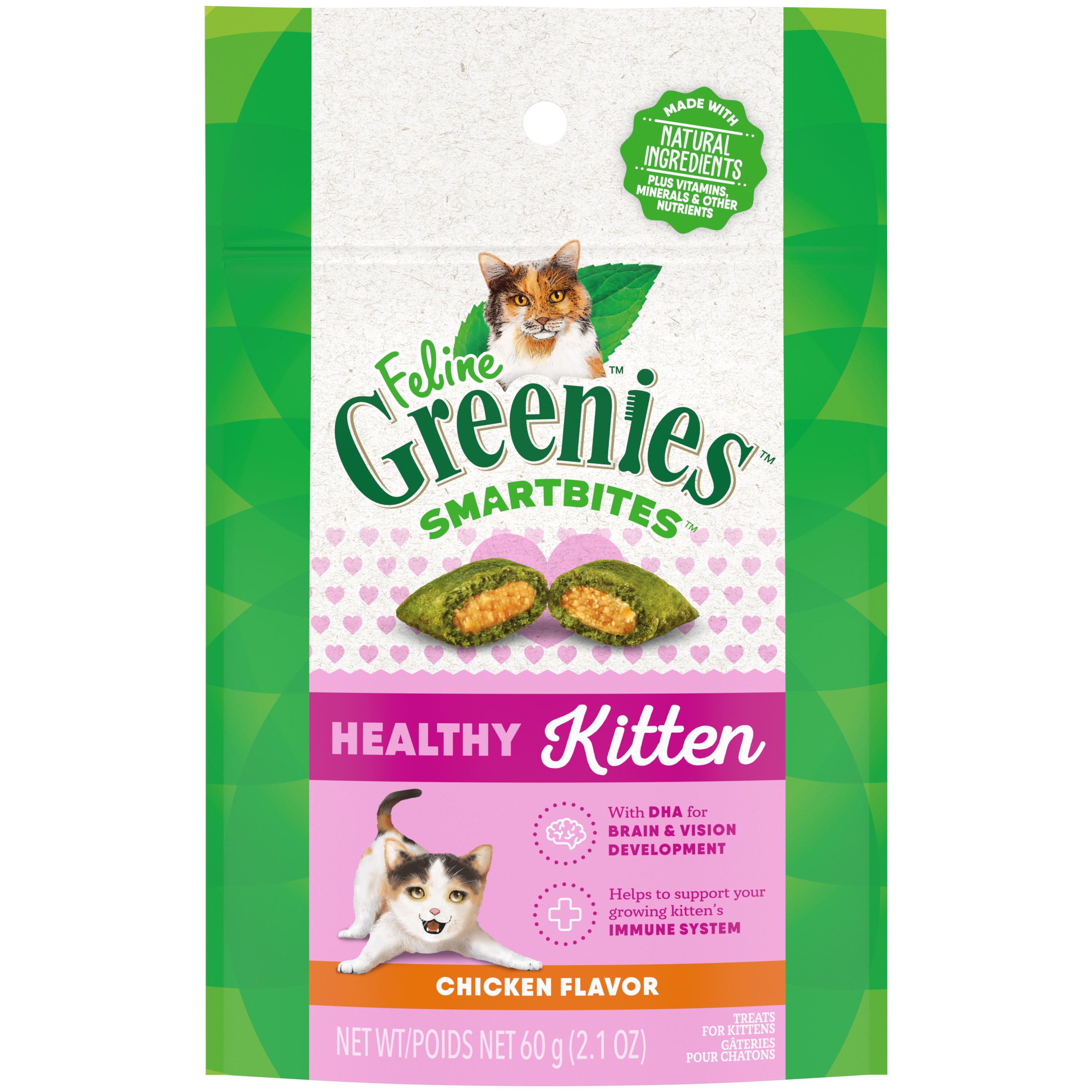 2.1oz Greenies Feline SmartBites Kitten - Health/First Aid