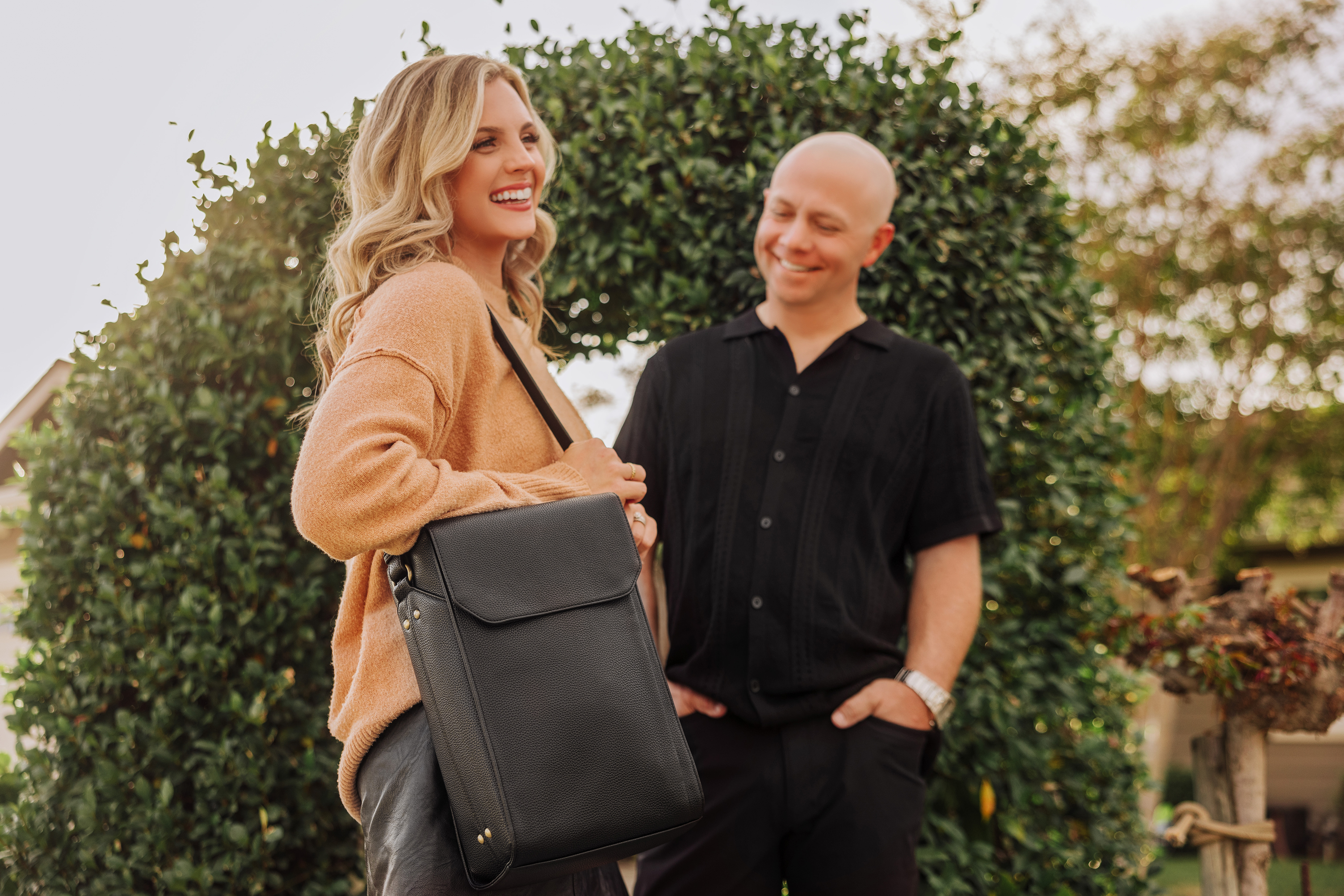 Barossa Two Bottle Leatherette Wine Tote