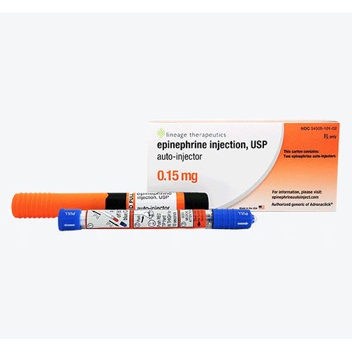 Epinephrine Injection, 0.15mg Two-Pack Auto-Injector - 2/Box