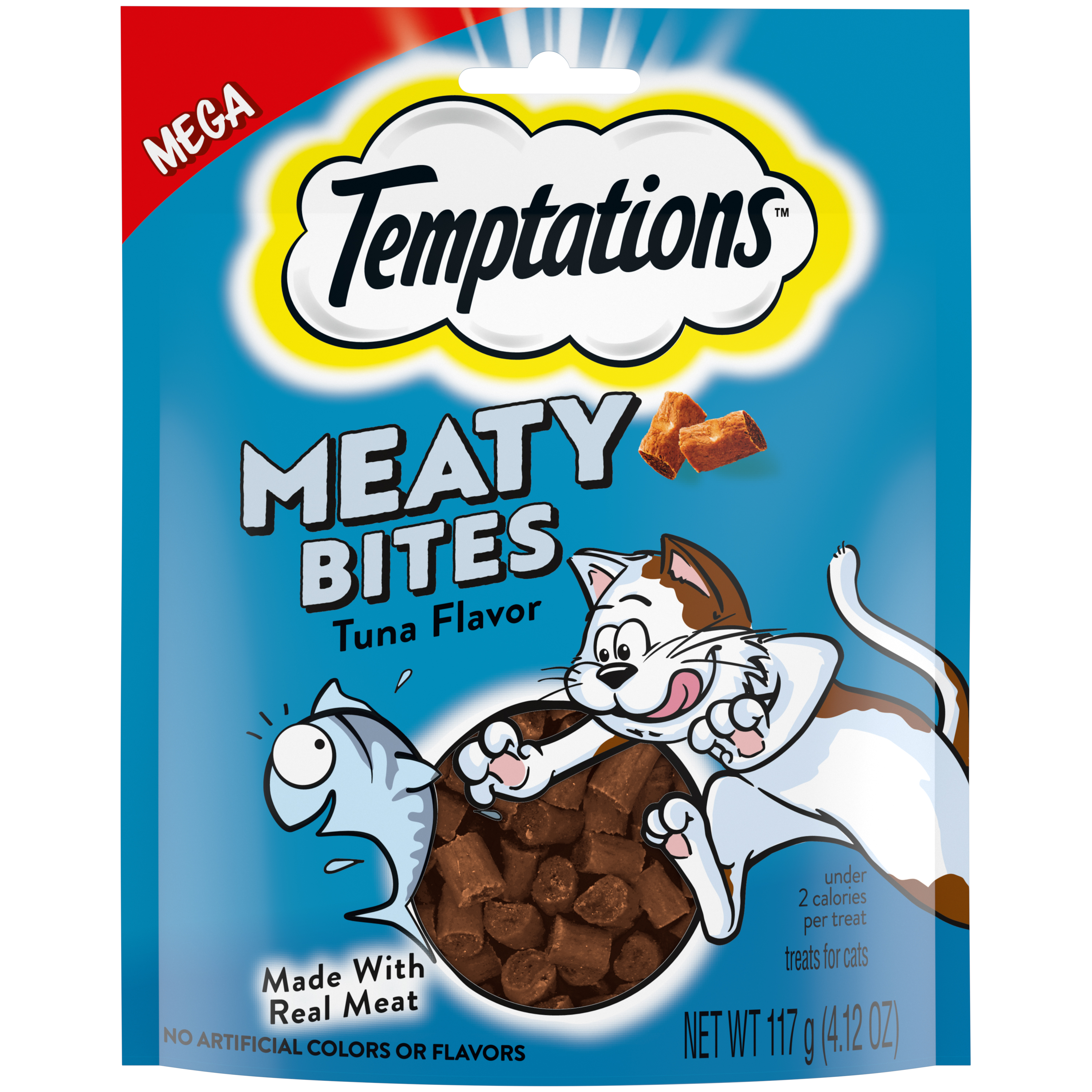 4.12 oz. Whiskas Temptations Meaty Bites Tuna - Health/First Aid