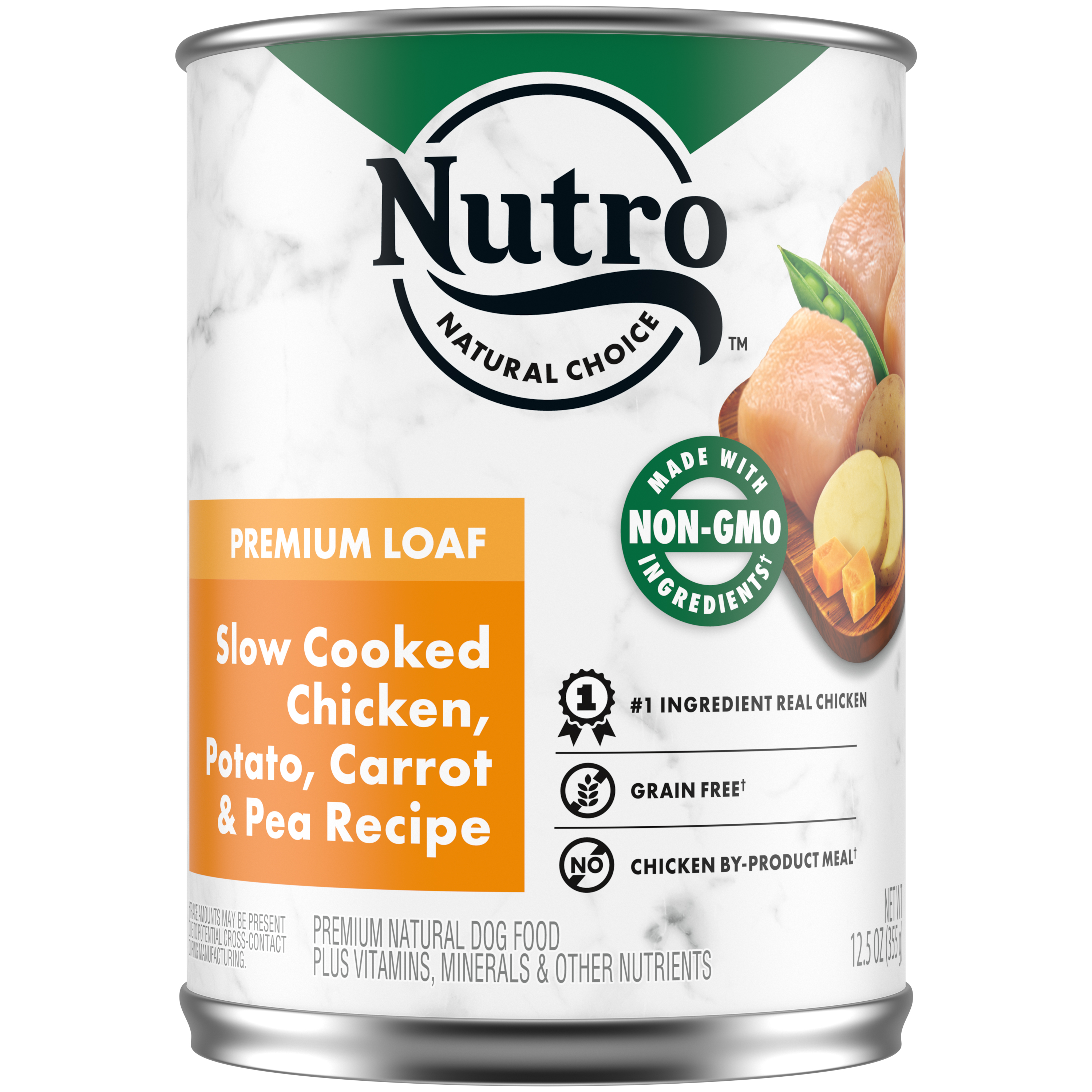 12/12.5 oz. Nutro Slow Cooked Chicken, Potato, Carrot & Pea - Food