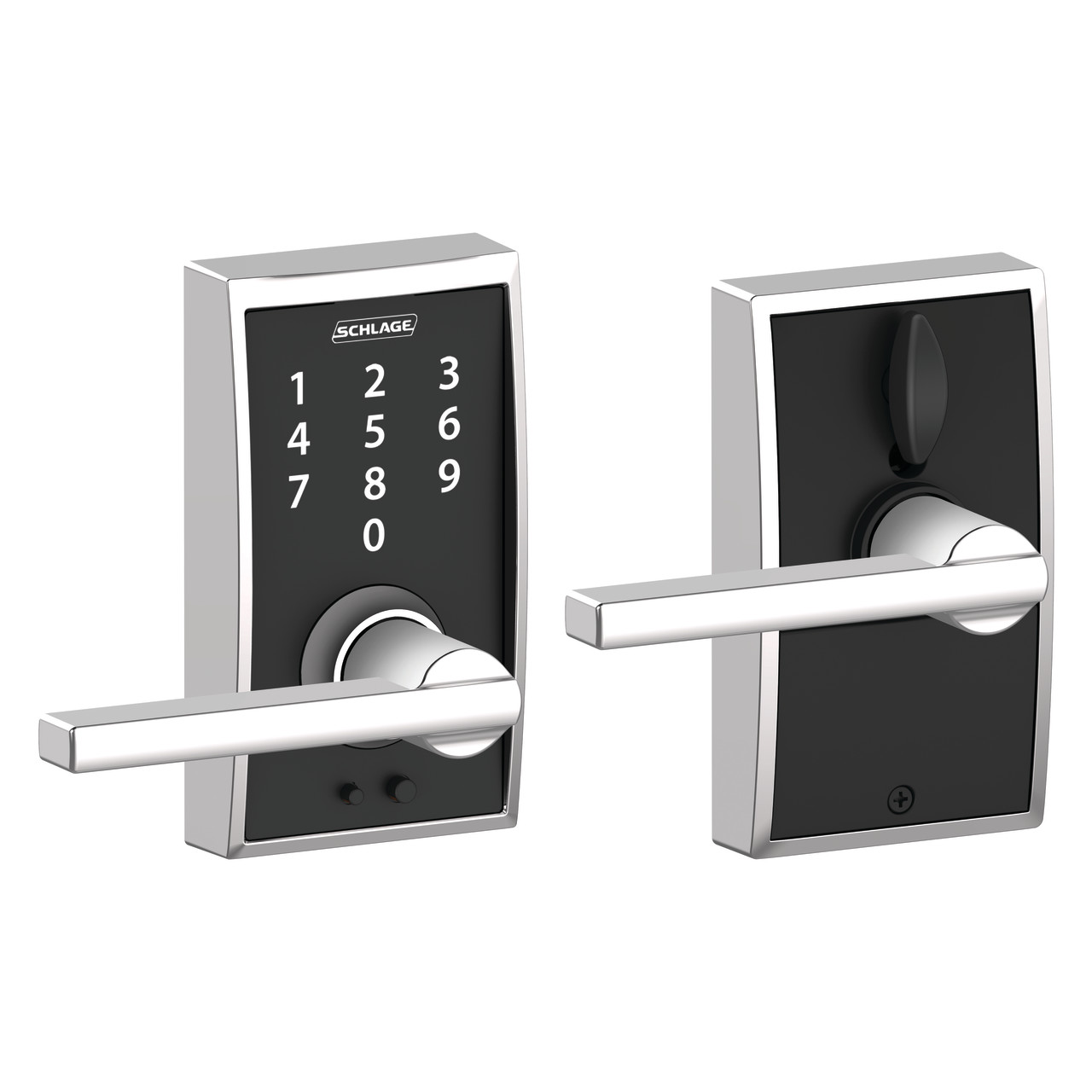 Schlage Touch™ Keyless Touchscreen Lever with Latitude Lever