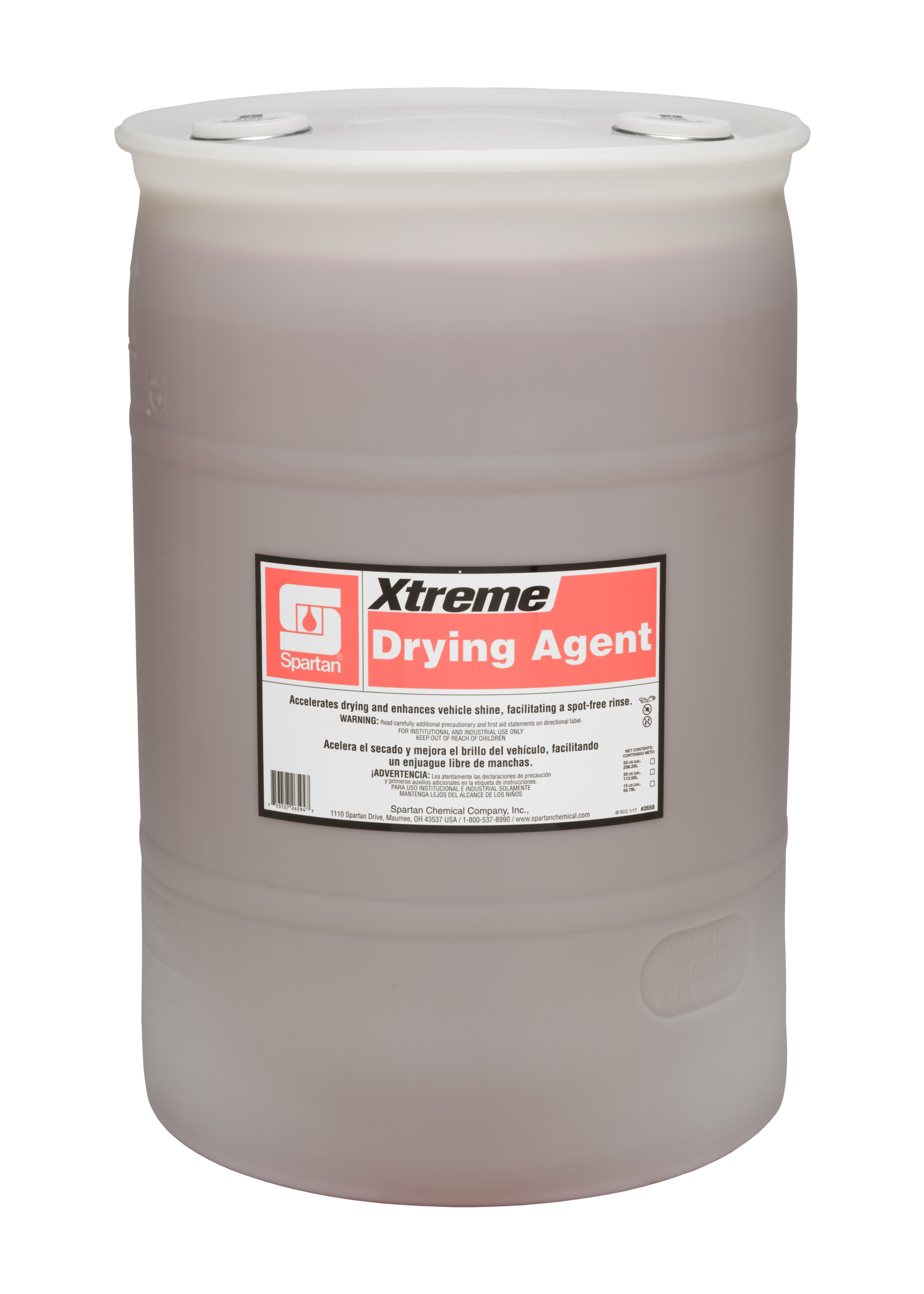 Spartan Chemical Company Xtreme Drying Agent, 30 GAL DRUM