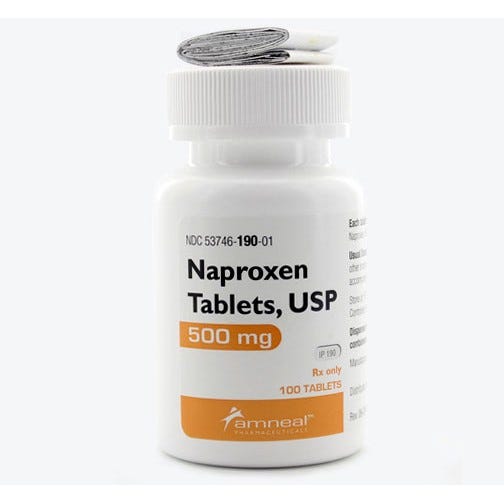 Naproxen 500MG Tab 100