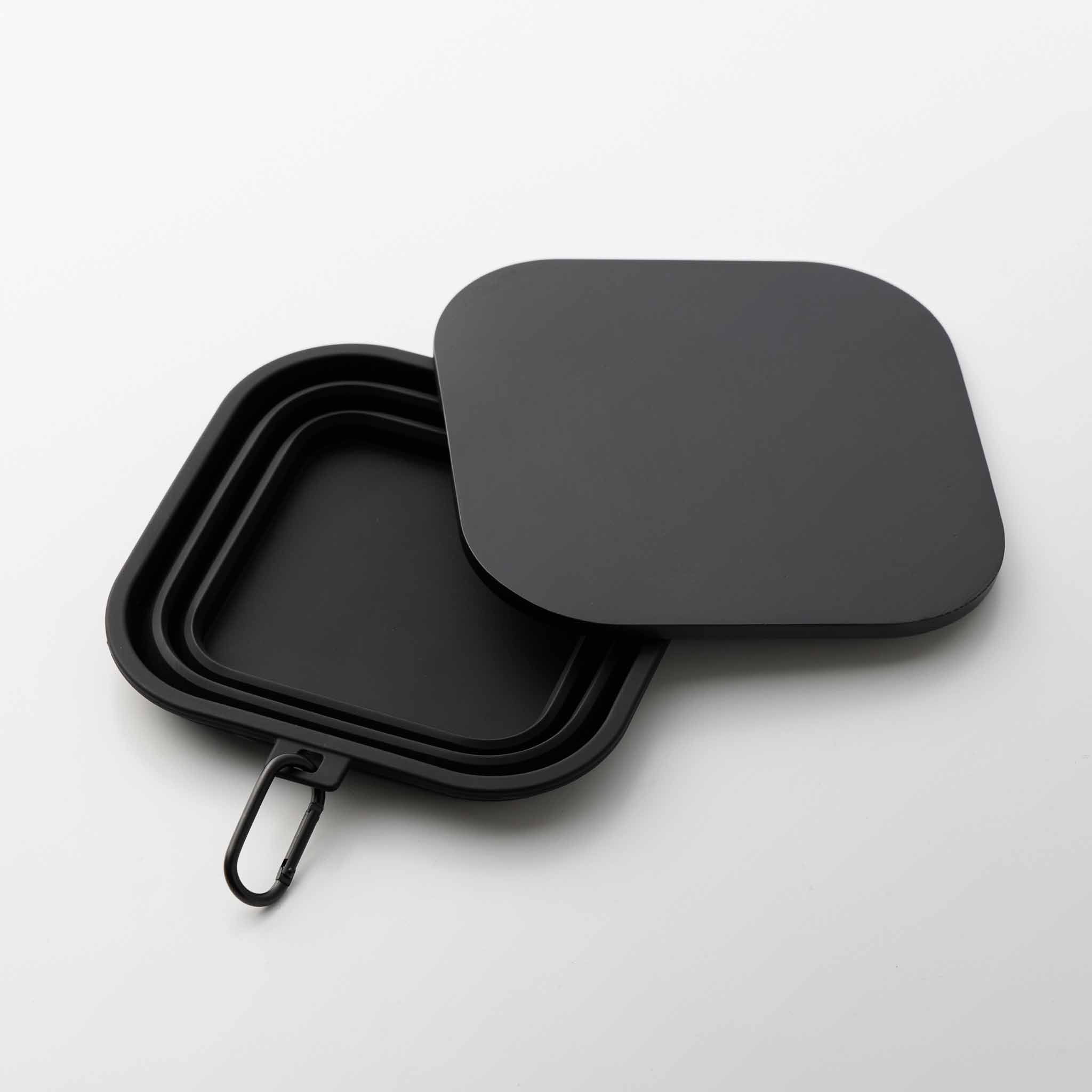 Foldable Pet Food Bowl L : Leak-Free Storage After Use