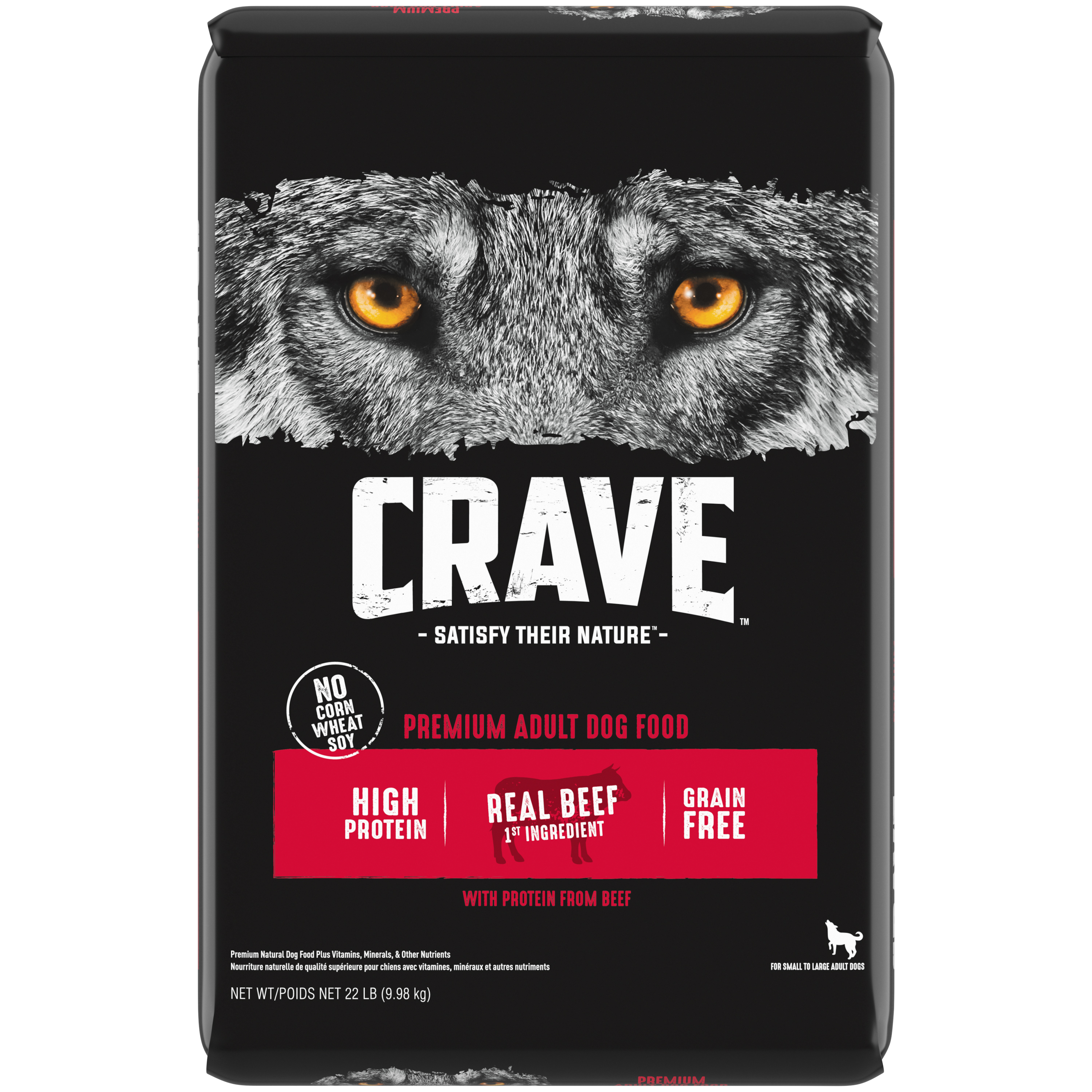 22 Lb Crave Dog With Protein From Beef - Health/First Aid