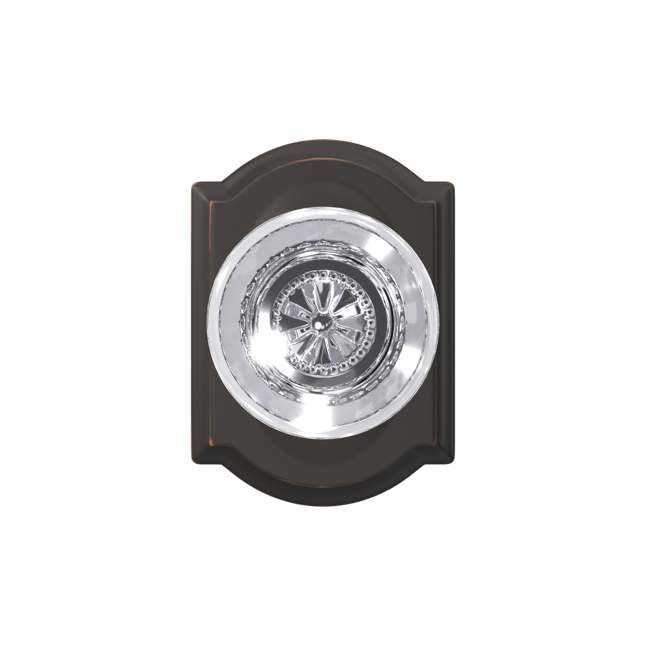 Custom Hobson Glass Non-Turning Knob