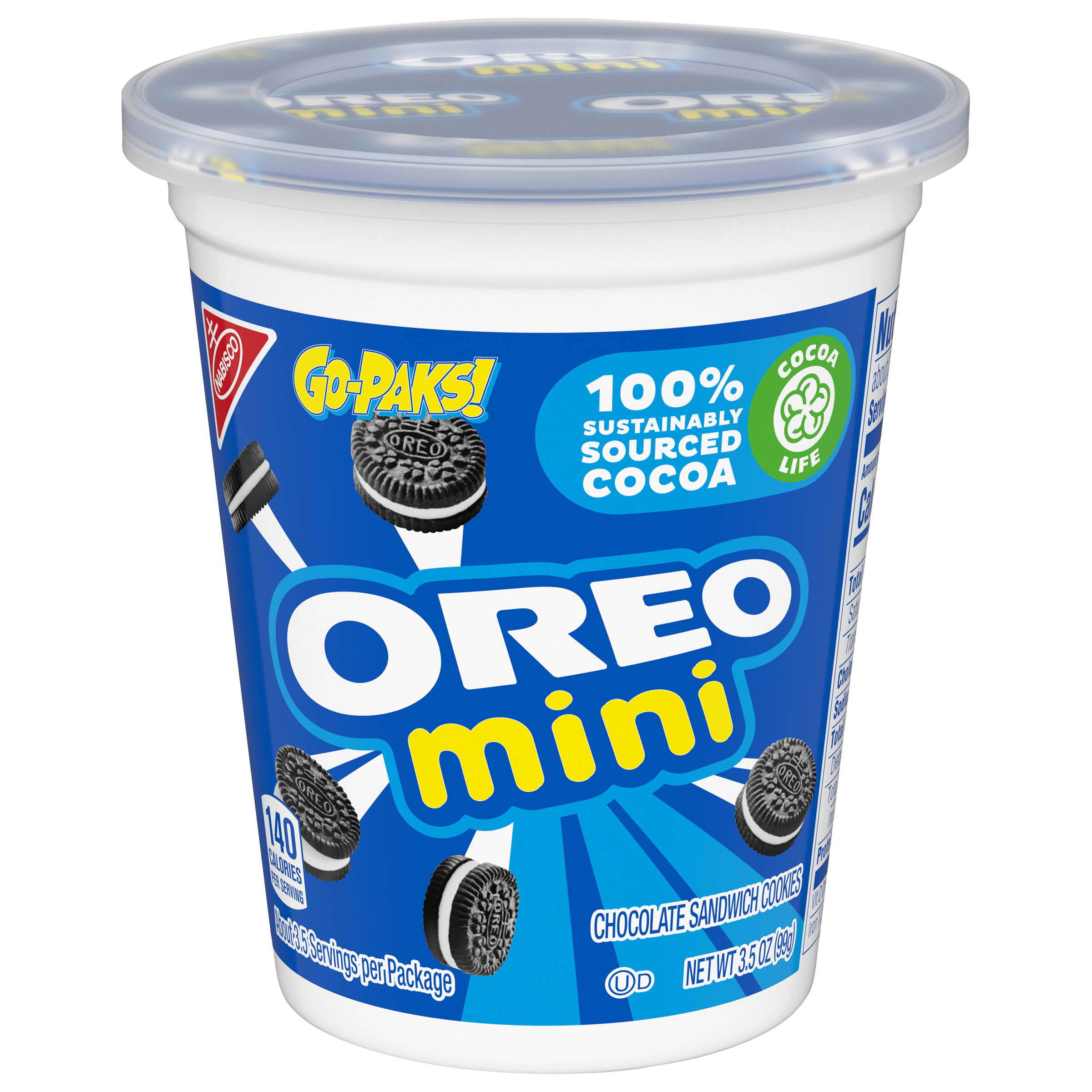 OREO Mini Go-Paks Cookies - Mini 3.5 oz