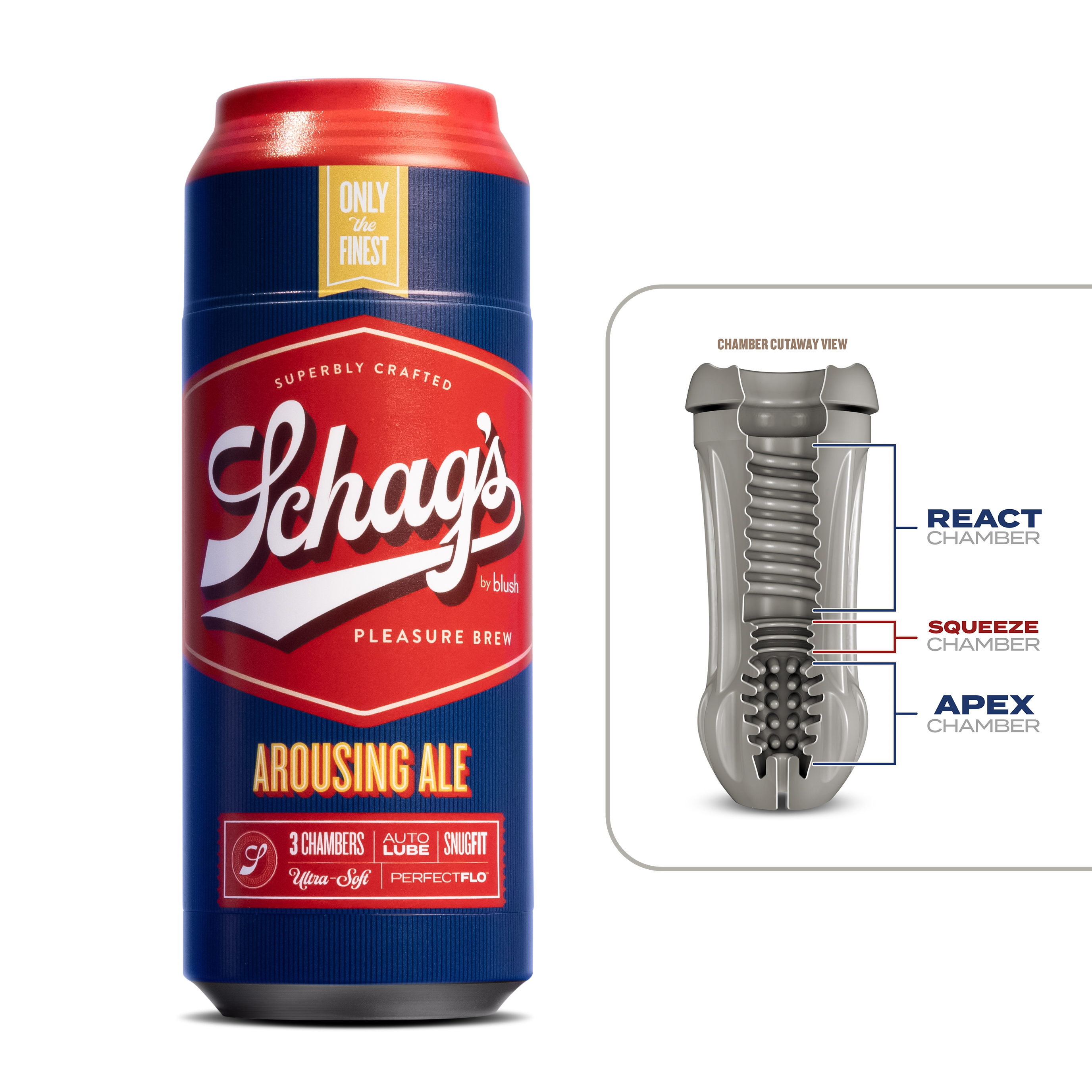 Blush Schag's Arousing Ale Frosted Masturbator / Stroker