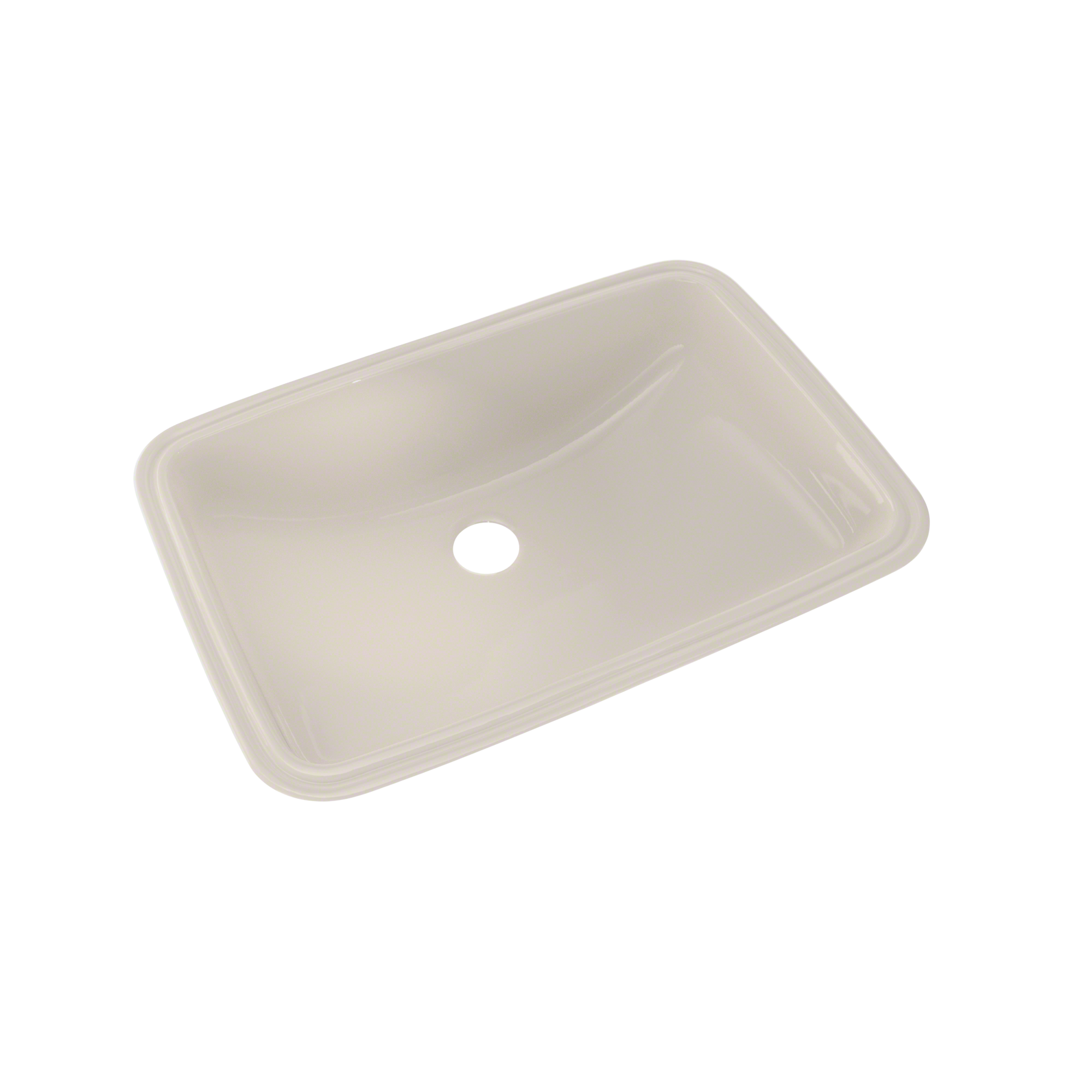 TOTO 19" x 12-3/8" Rectangular Undermount Bathroom Sink with CEFIONTECT, Sedona Beige, Vitreous China, LT542G#12