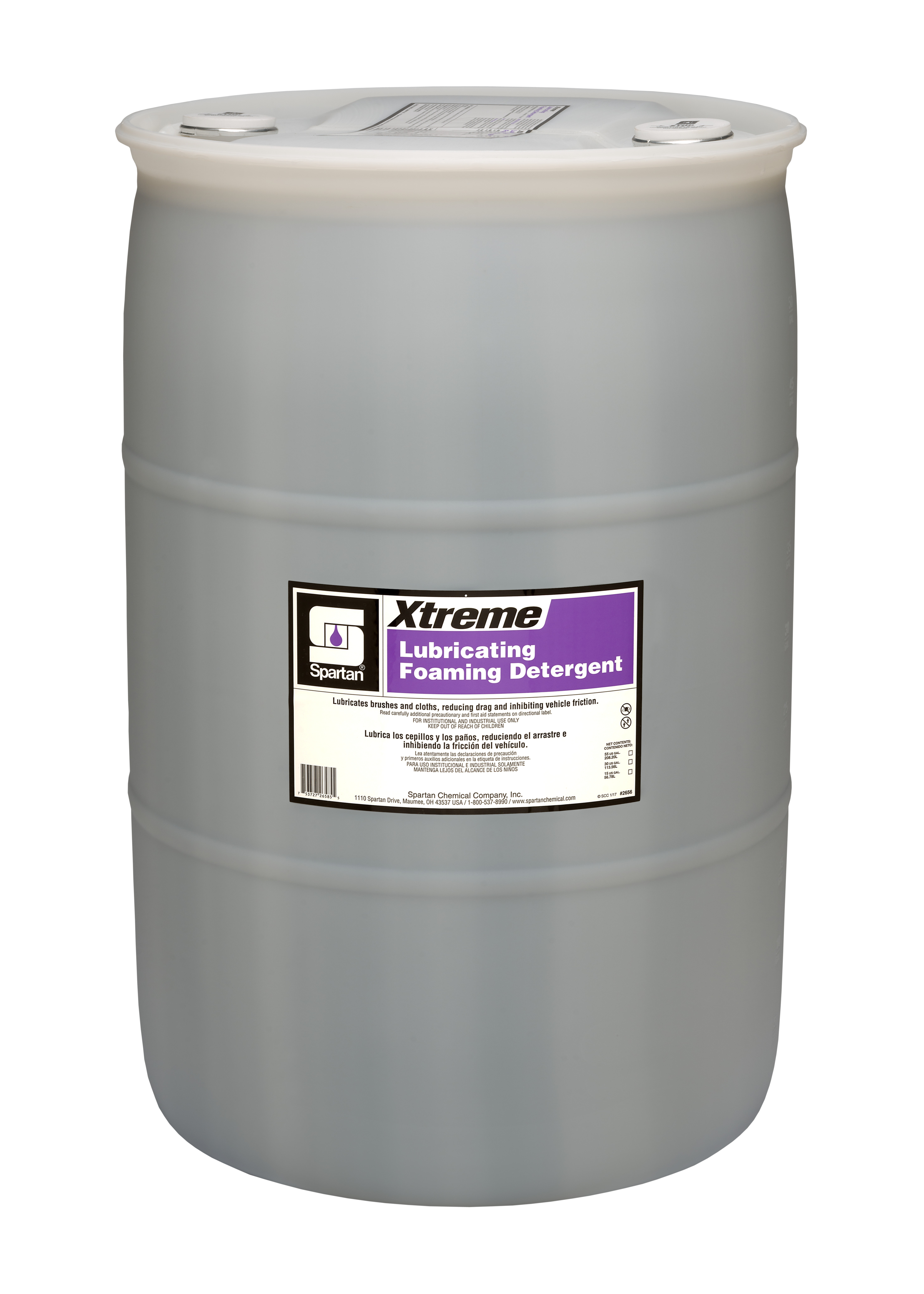Spartan Chemical Company Xtreme Lubricating Foaming Detergent, 55 GAL DRUM
