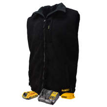 DEWALT DCHV086BD1 EU Reversible Fleece Vest Heated Vest with UK Charger