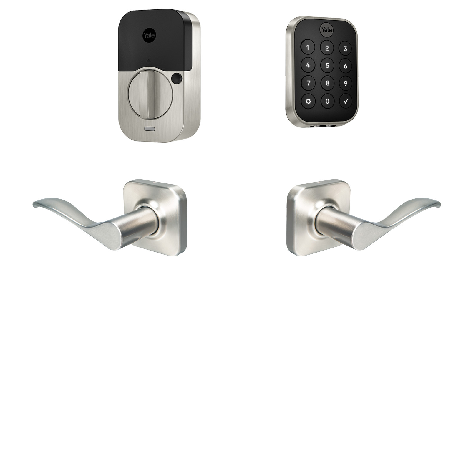 Yale Assure Lock 2 Key-Free Touchscreen with Wi-Fi and Norwood Lever_1