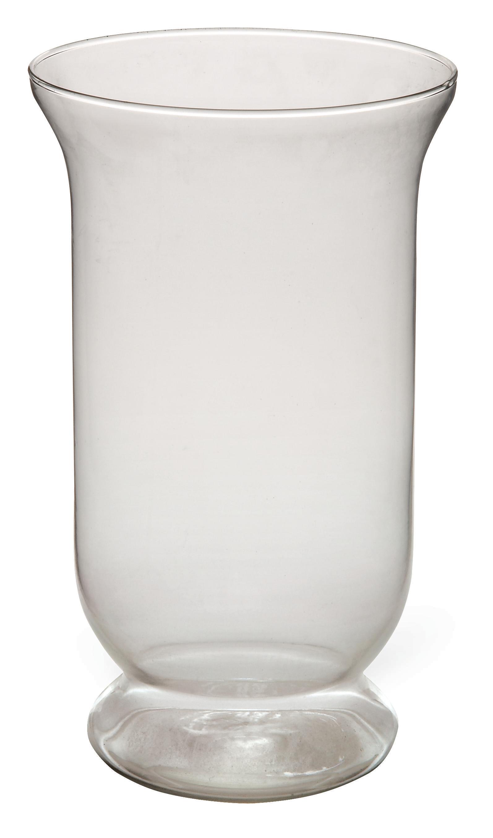 clear glass  vase