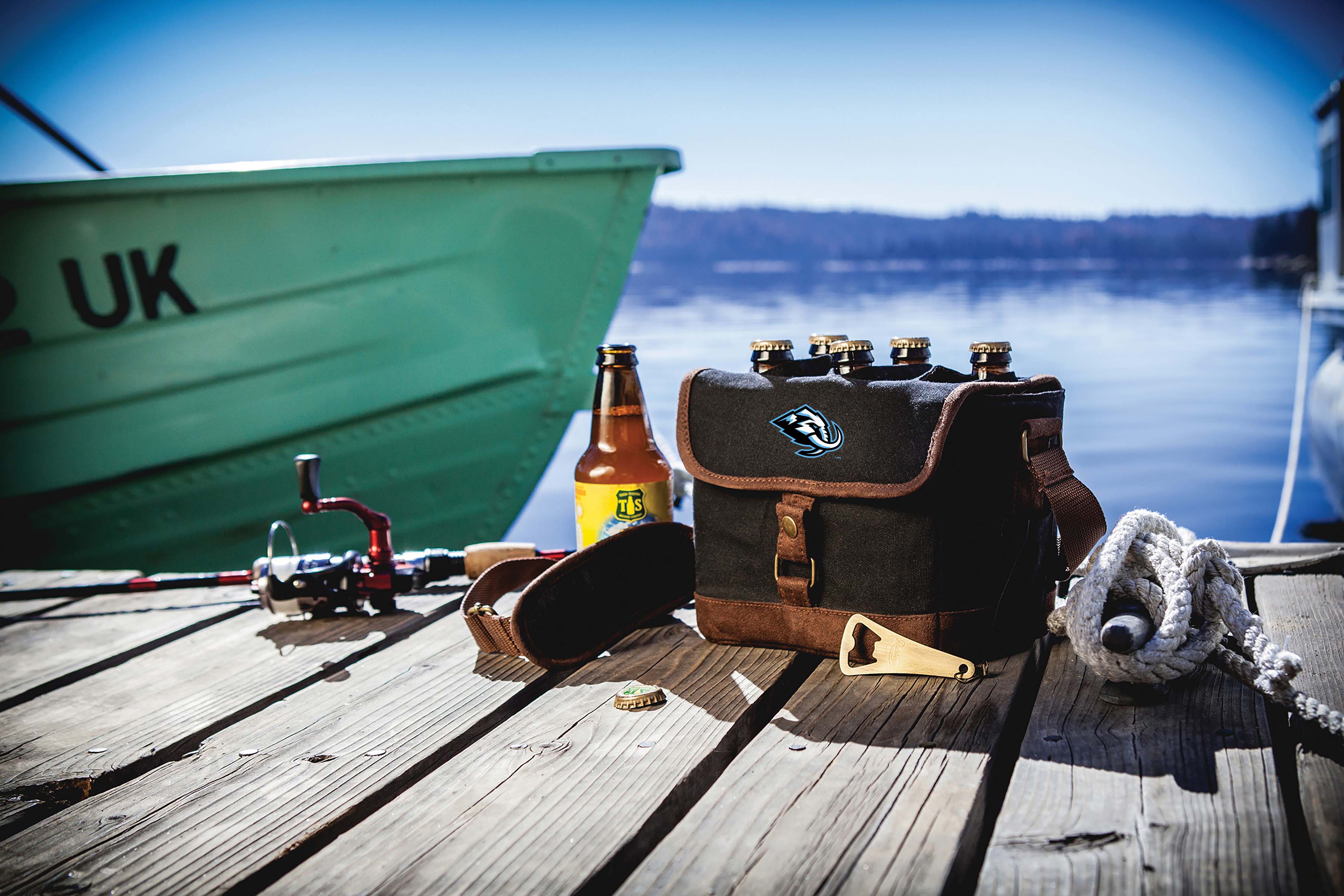 Utah Mammoth - Beer Caddy Cooler Tote with Opener
