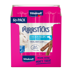Image of Vitakraft PurrSticks™, Cat Treat, Chicken Recipe with Salmon, 60ct