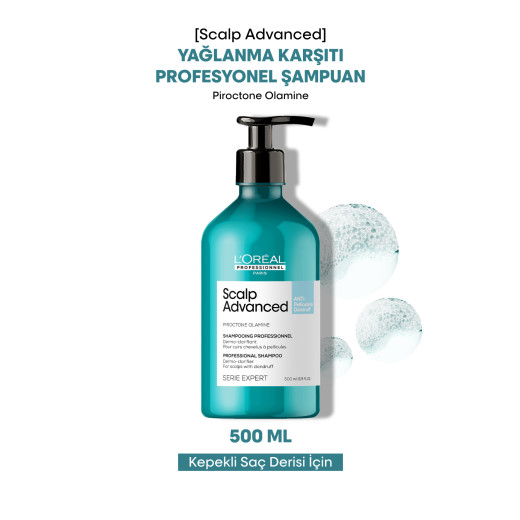 scalp advanced kepek karşıtı profesyonel şampuan