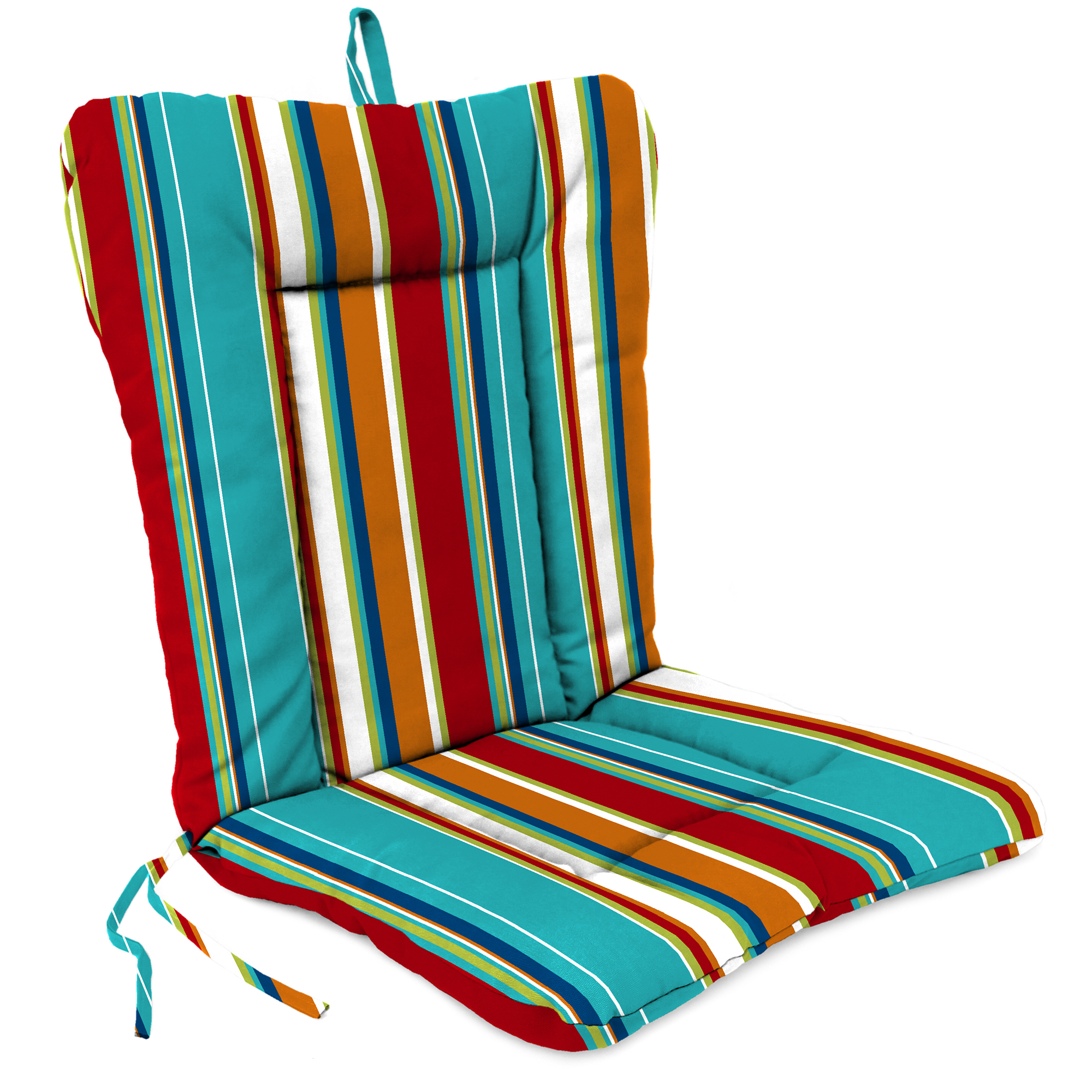 Neu Outdoor Terrasse Schmiedeeisen Stuhl Kissen mit Krawatten und Aufhänger Schlaufe 21" x 38" - Bild 14 von 33