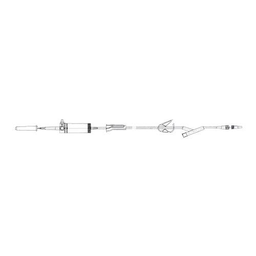 29085 - IV Administration Set, 78", 60drp/ml w/ 1 Y-Injection Site, Luer Lock Connector - 50/Case