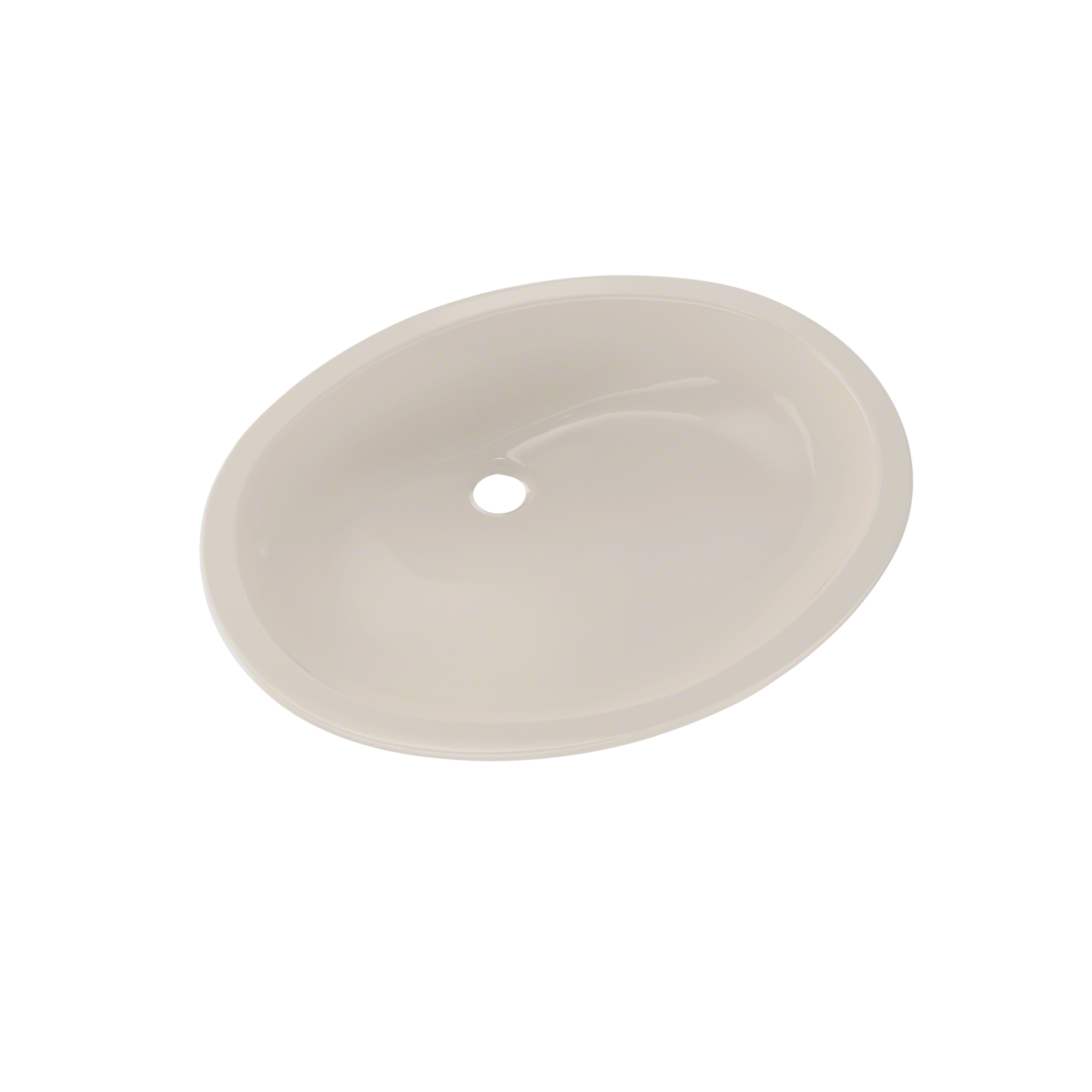 TOTO Dantesca Oval Undermount Bathroom Sink with CEFIONTECT, Sedona Beige, Vitreous China, LT597G#12