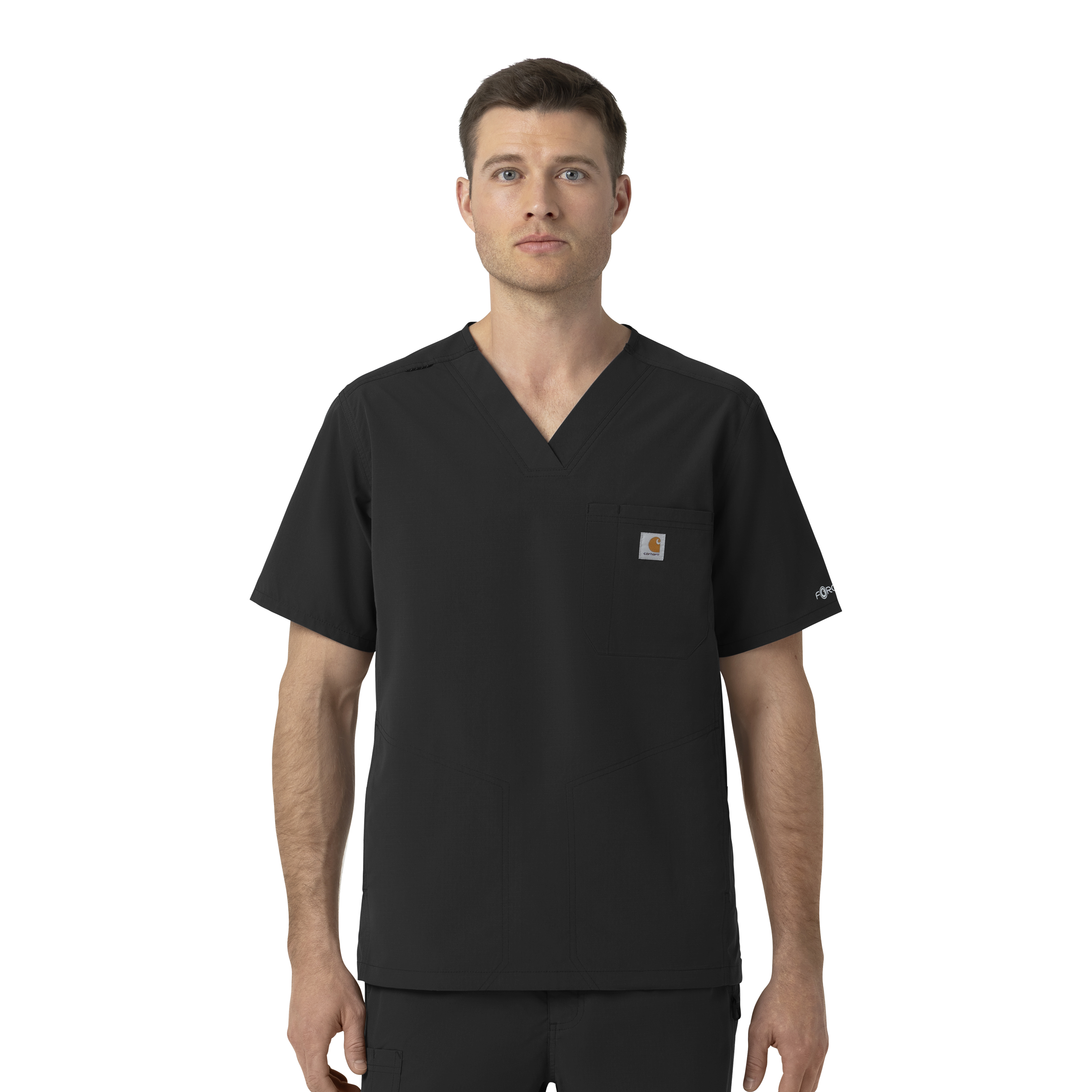 Rugged Flex FLD Men‘s Ripstop V-Neck Scrub Top-Carhartt