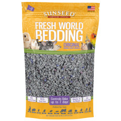 Image of Sunseed Fresh World Paper Bedding Original for Small Animal/Bird 450 cu in