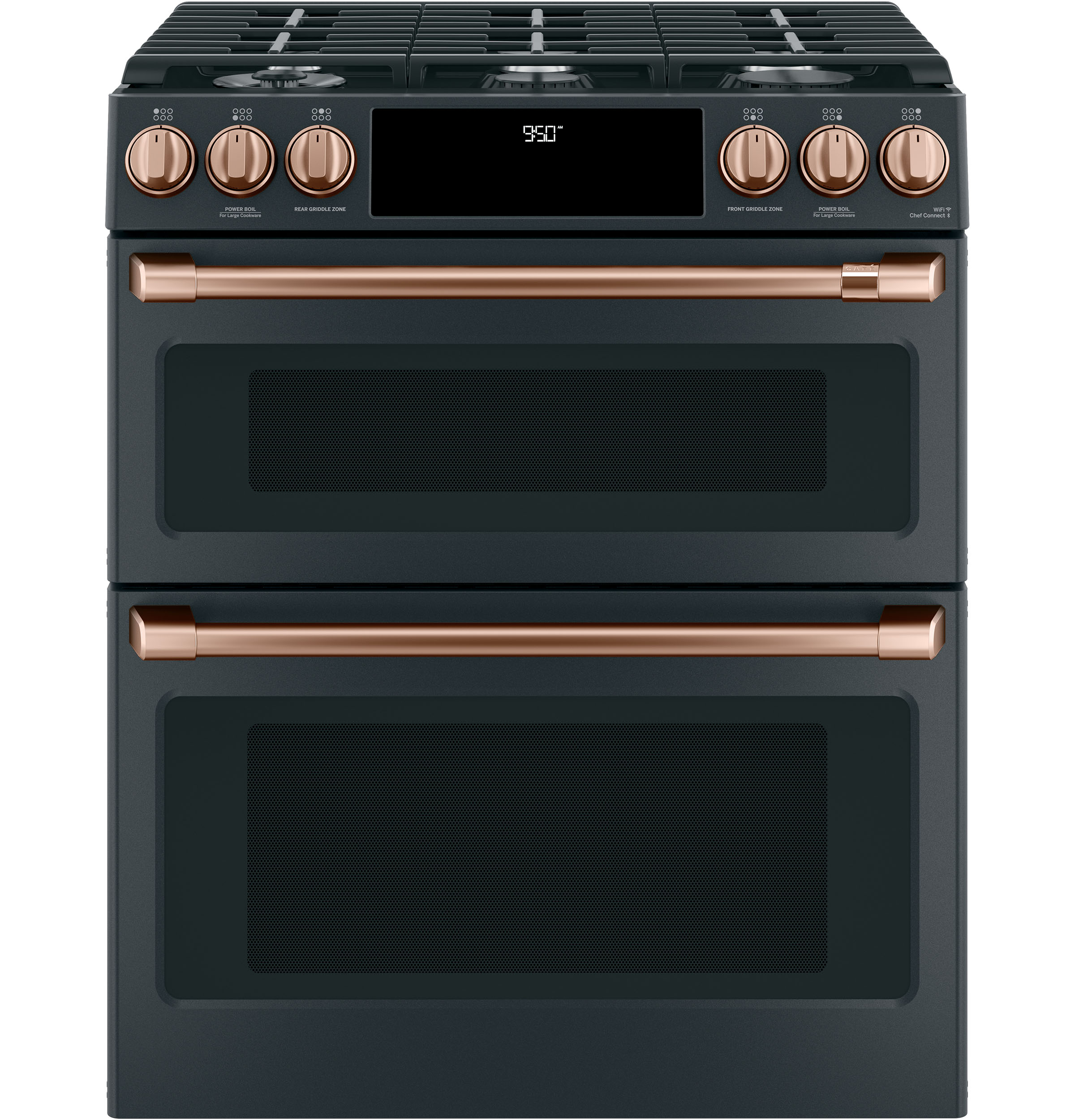 Front Cntrl Gas Knobs,Hndls Brushed Copper — Not Connectable view 4