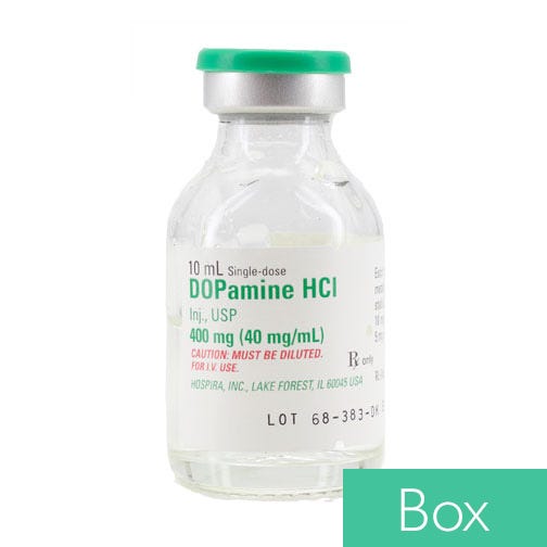 Dopamine Hcl 400mg/10ml SDV - 25/Box