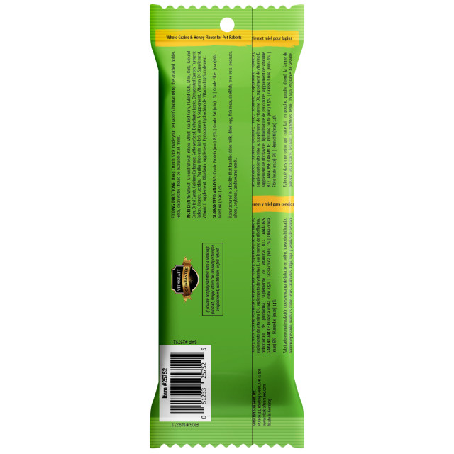 Back-Image showing Crunch Sticks Whole Grains & Honey Flavor