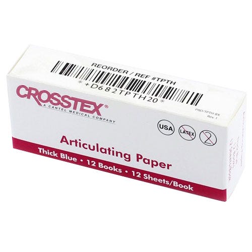 Articulating Paper, Standard, Thick, Blue, - 12/Box