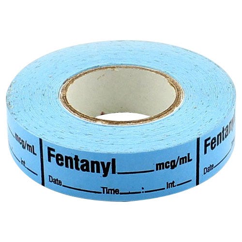 Labels Fentanyl Blue - 333/Roll