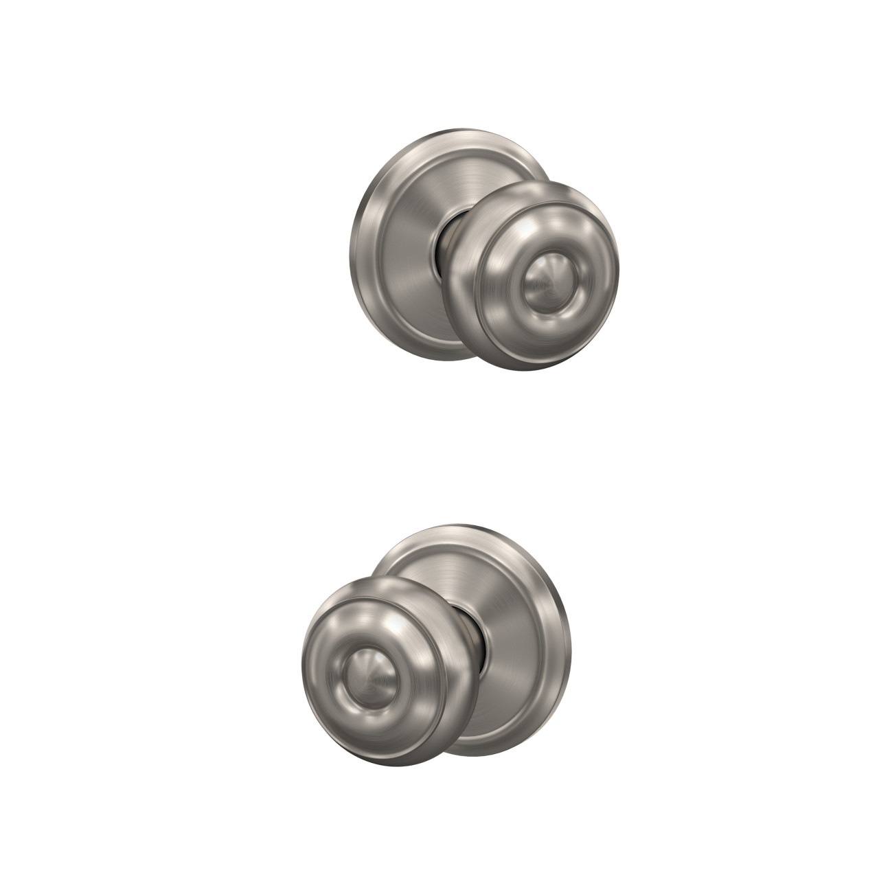 Custom Georgian Knob Combined Interior Hall-Closet and Bed-Bath Lock