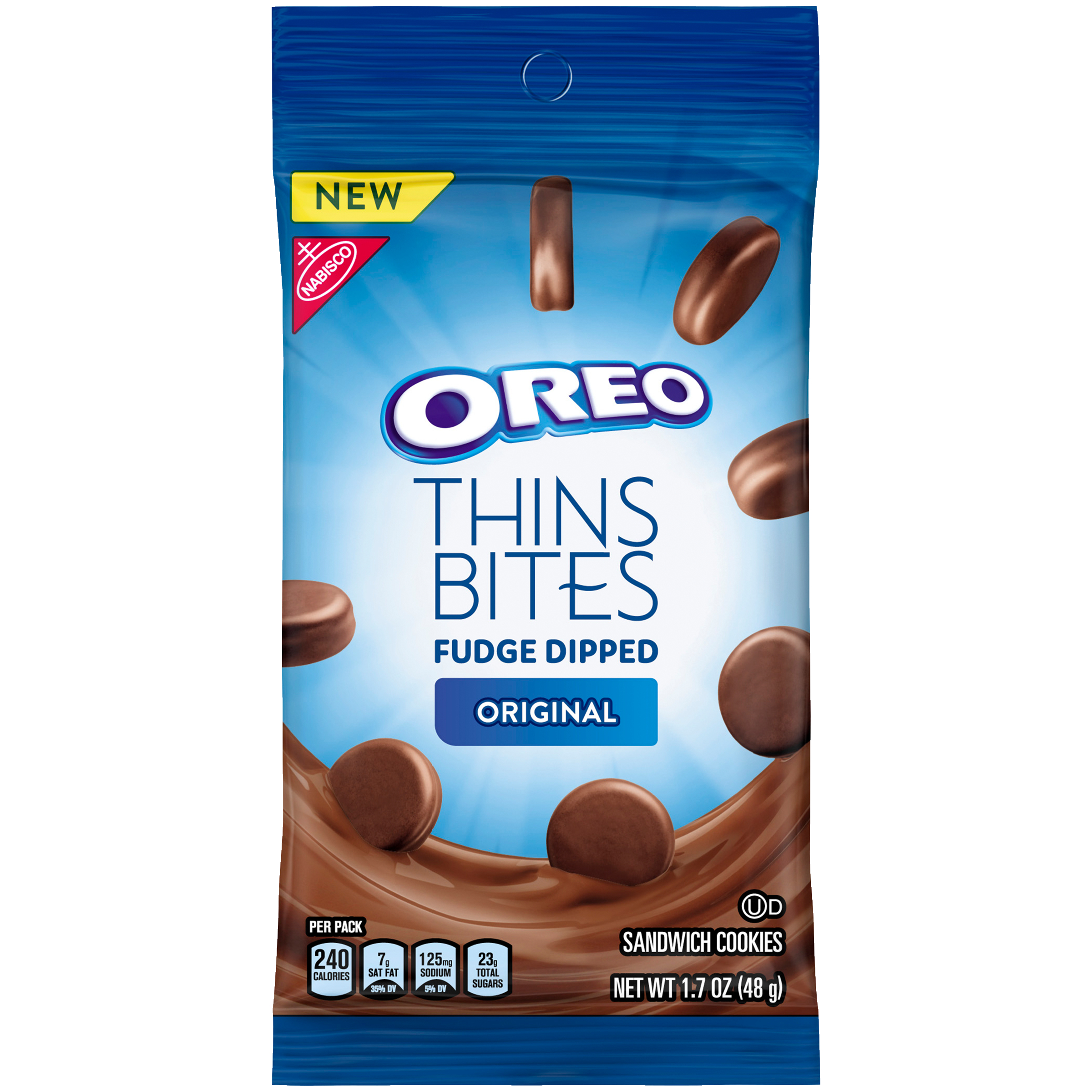 OREO Thins Bites Fudge Dipped Cookies 4/1.7OZ