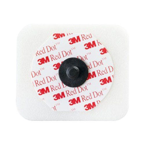 Red Dot™ Foam Monitoring Electrode, 1.6" x 1.36" w/Sticky Gel - 50/Box