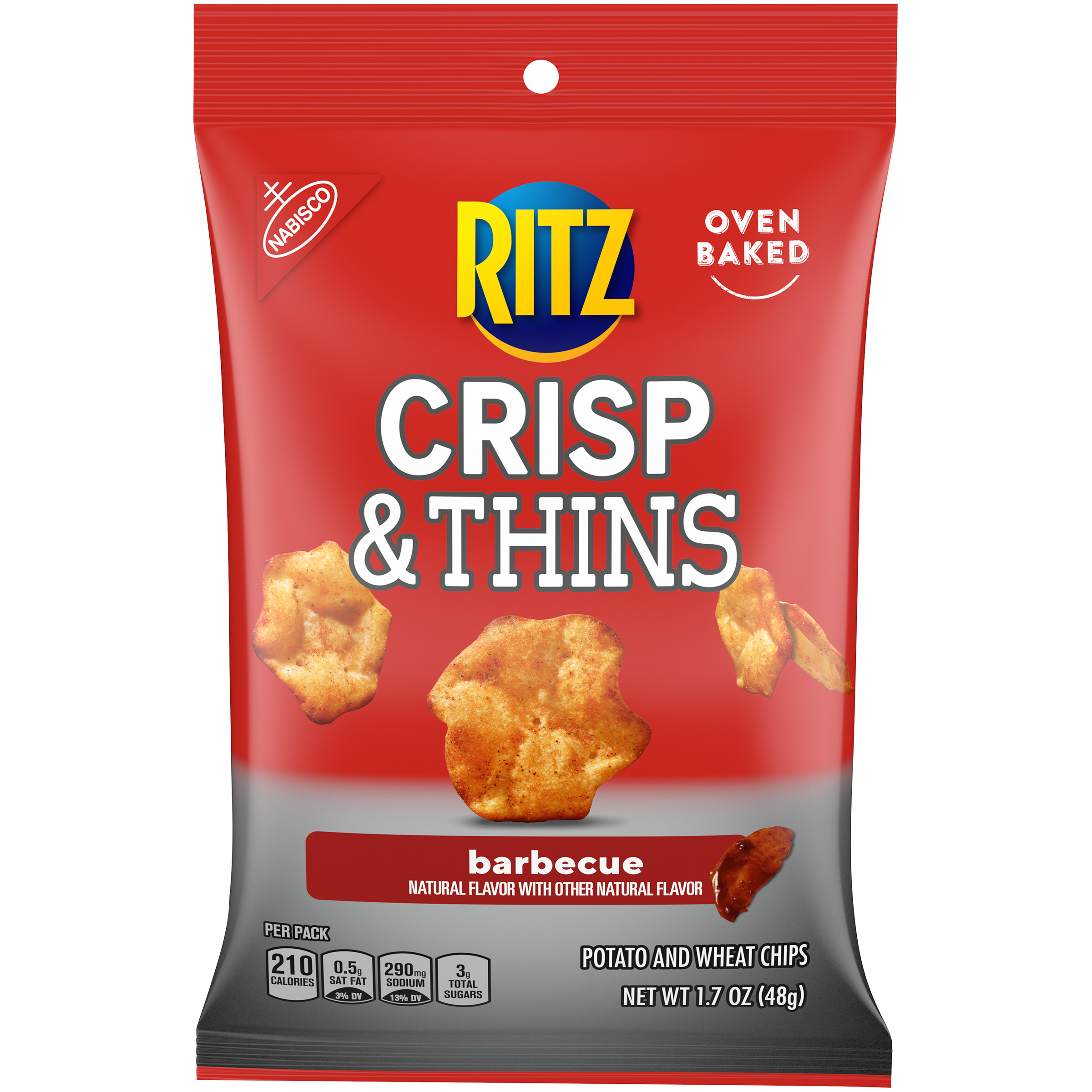 RITZ Crisp & Thins - BBQ 12/1.7OZ