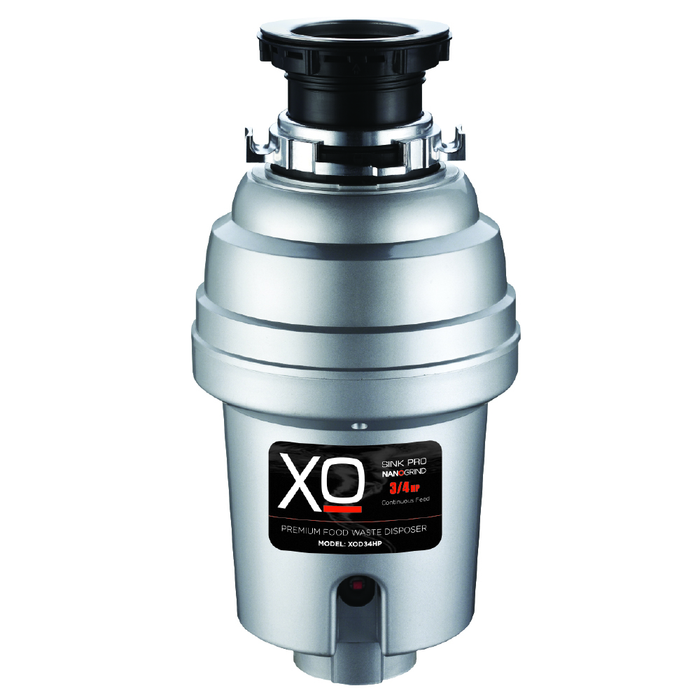 XO Appliances 3/4 HP 10 Year Warranty, Continuous Feed waste disposal / 3 Bolt mount