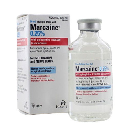 Marcaine® 0.25% w/Epi 1:200,000 50ml Multiple Dose Vial