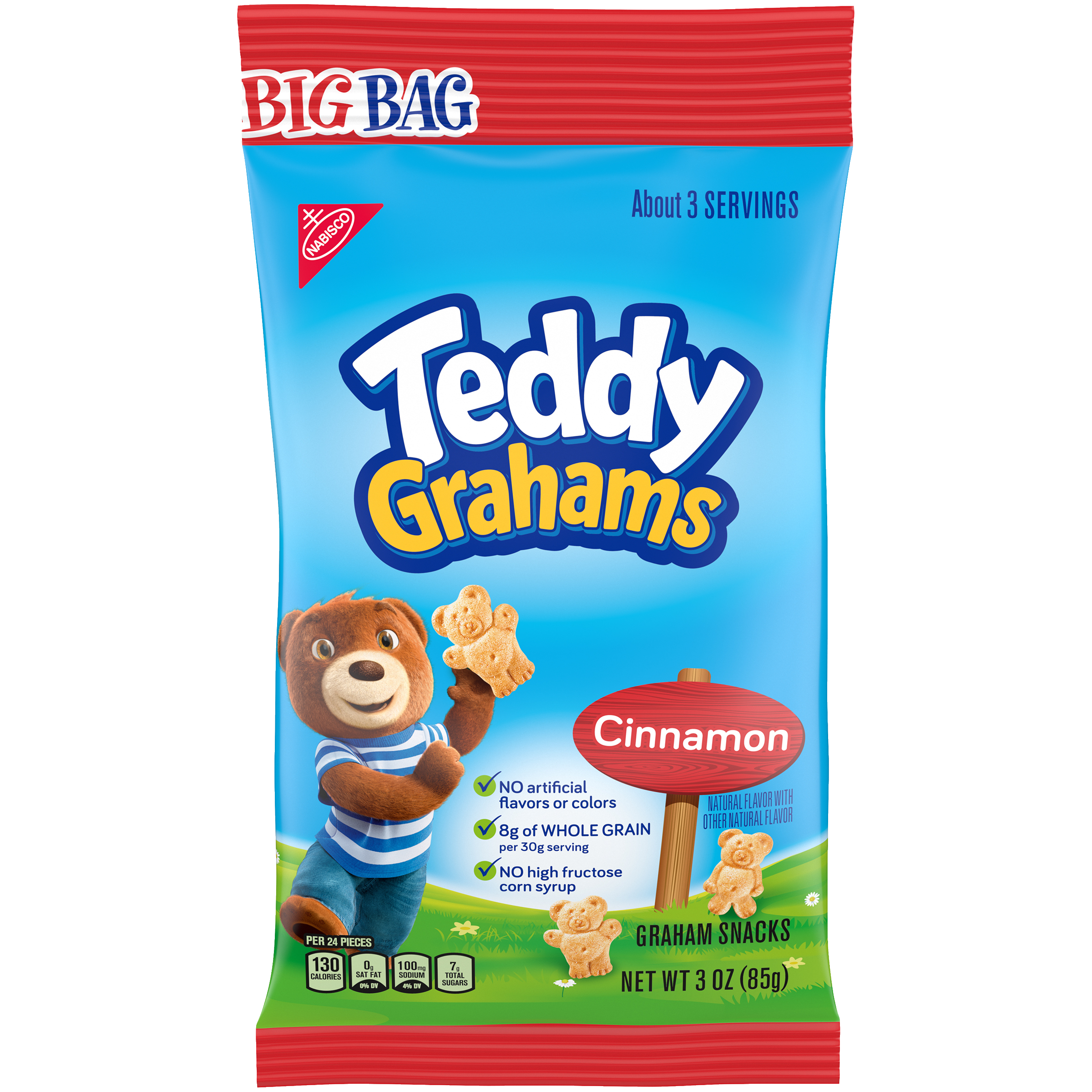 TEDDY GRAHAMS Cinnamon Big Bag 12/3OZ