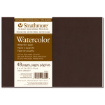 Strathmore 400 Series Art Journal Watercolor Paper, Soft Cover Binding, 48 Page/24 Sheet, 8x5.5 inch
