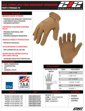 Product Sheet for FROGSA-70