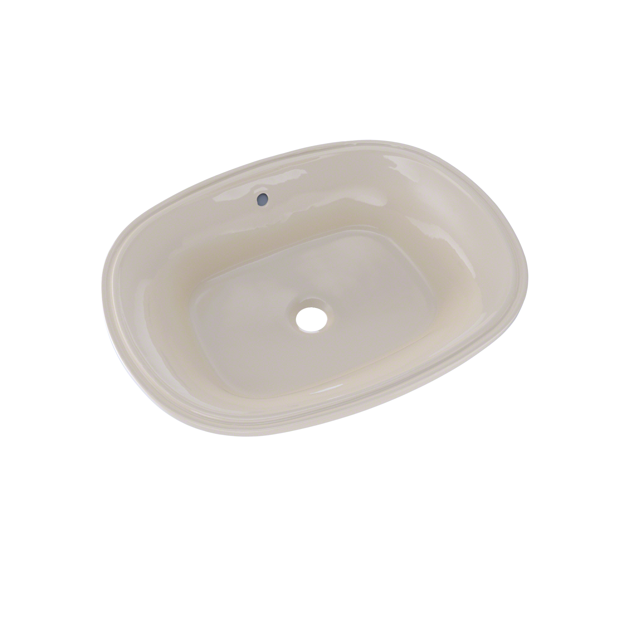 TOTO Maris 20-5/16" x 15-9/16" Oval Undermount Bathroom Sink with CEFIONTECT, Sedona Beige, Vitreous China, LT481G#12