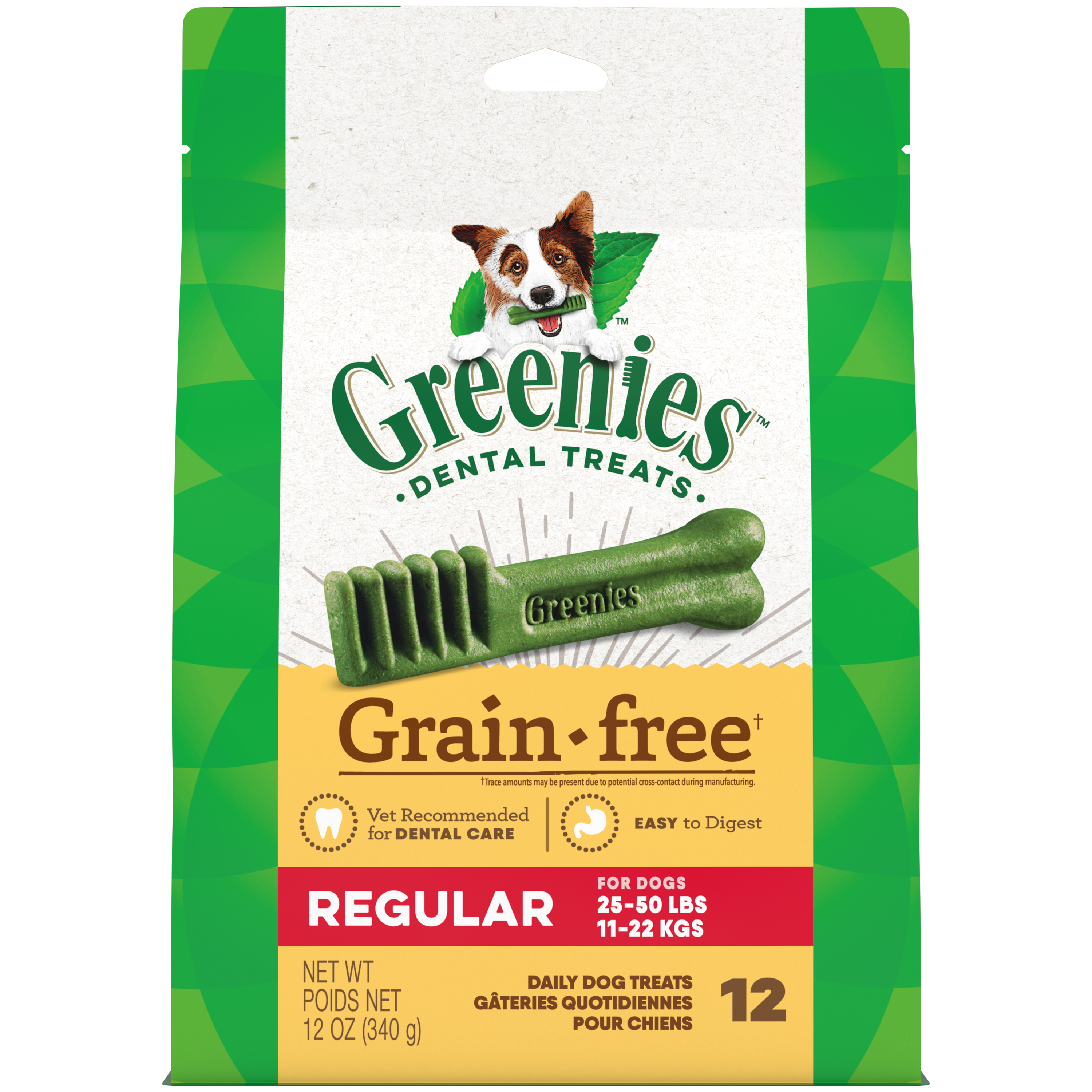 12 oz. Greenies Grain Free Regular Treat Pack - Health/First Aid