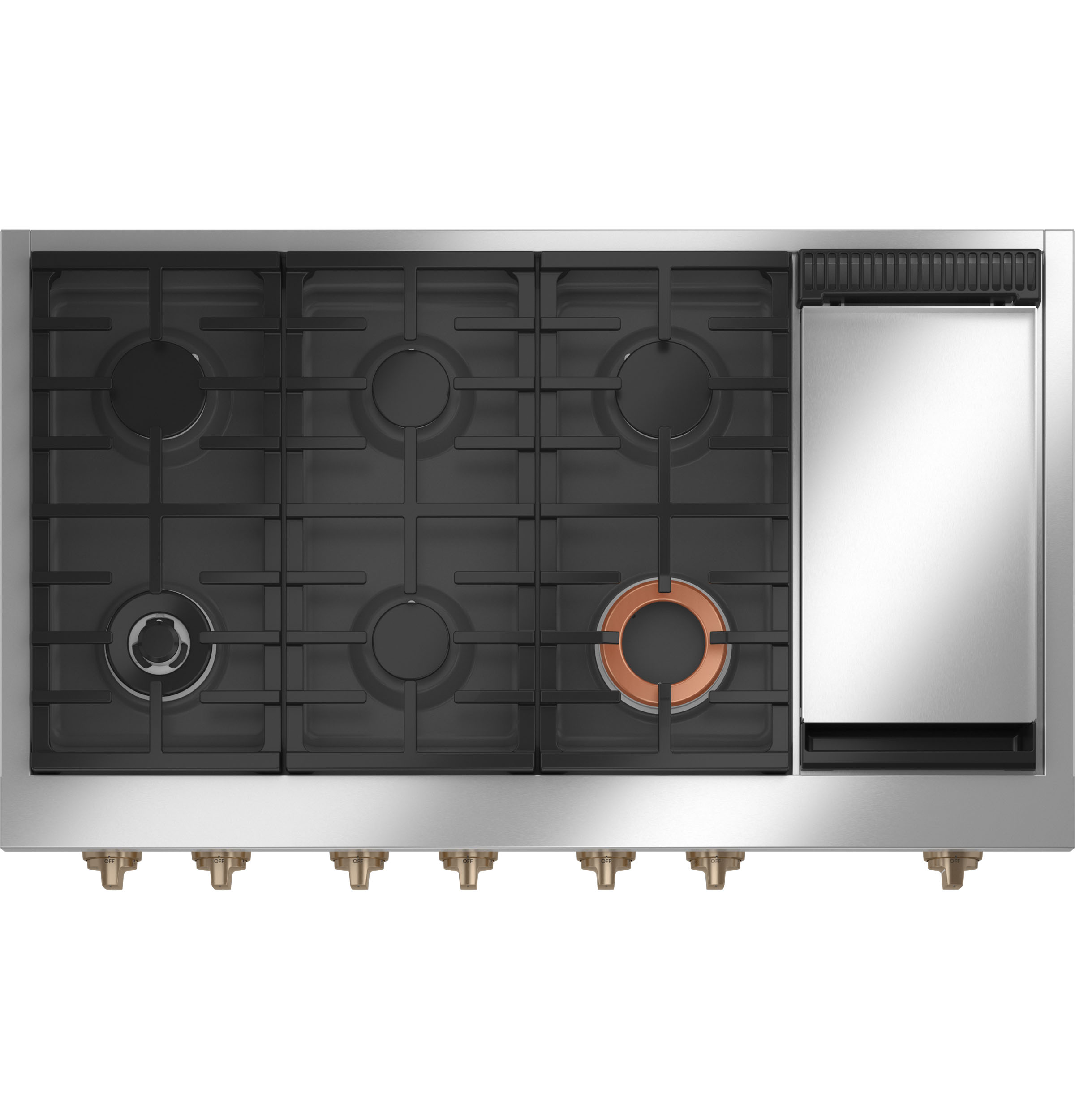 48" Width — 6 Burners — Griddle — ADA Compliant — Not Connectable view 2